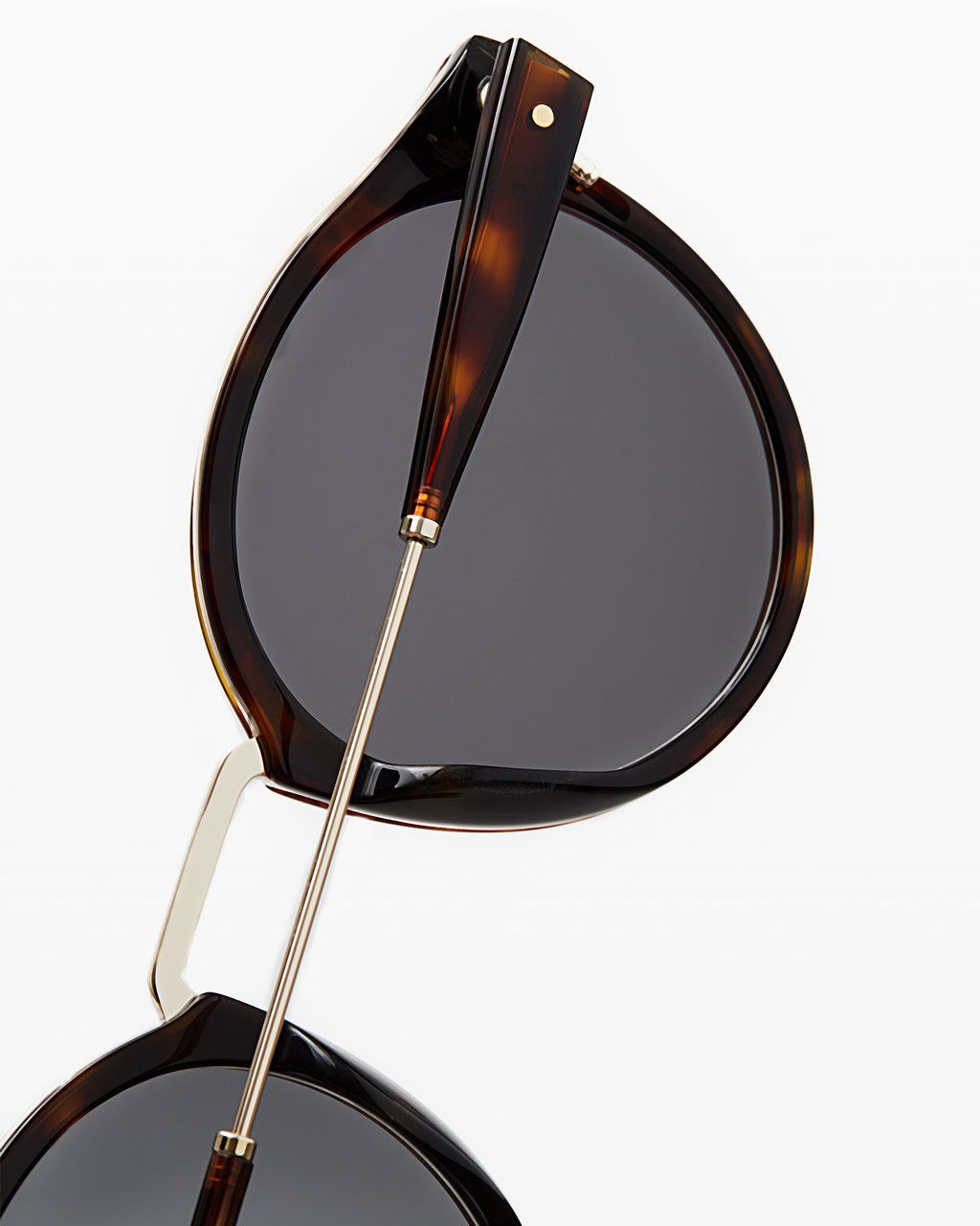 The Real Rund Herren-Sonnenbrillen in Tortoise