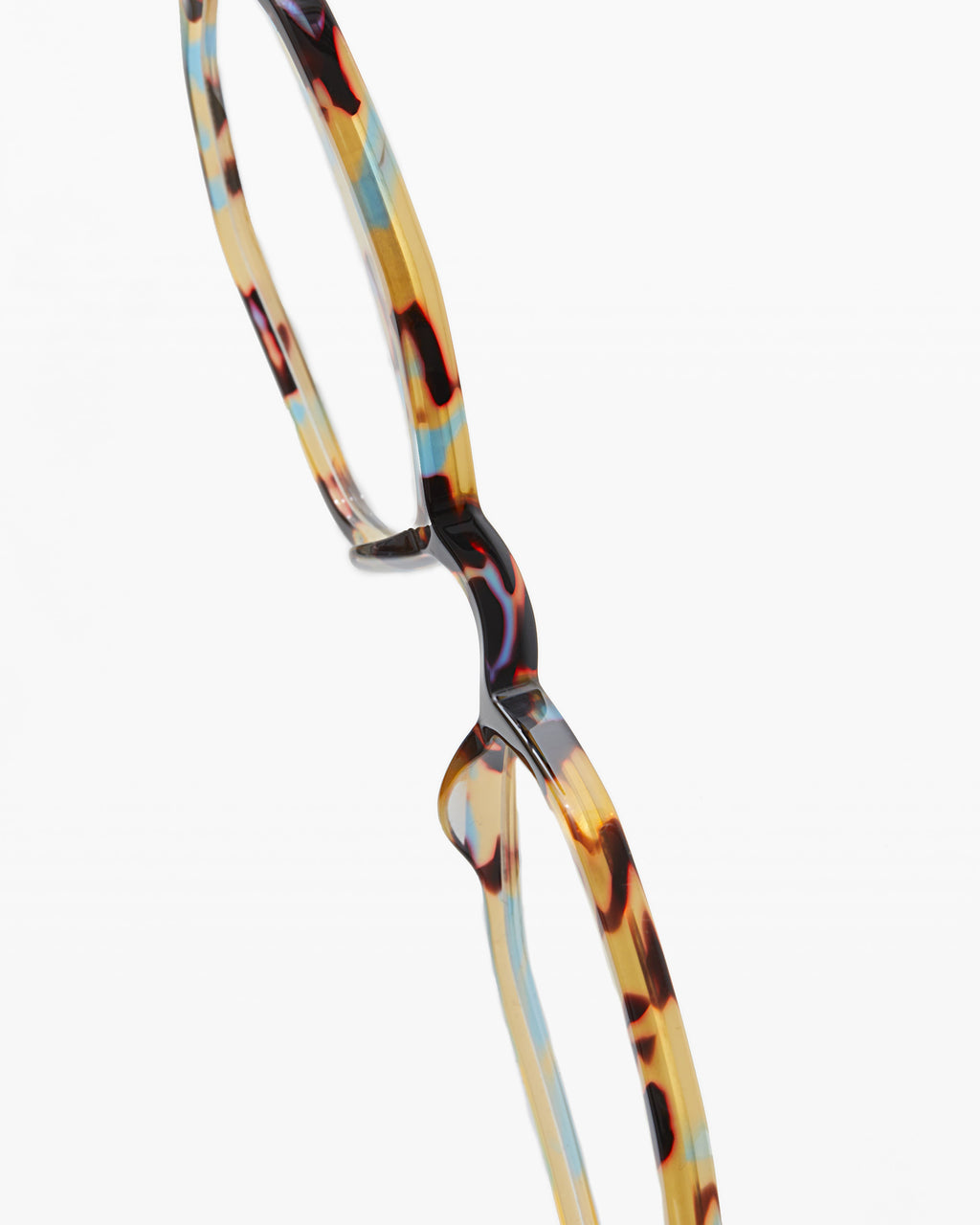 La Dora XS Hexagonal Lunettes de Vue pour femme in Ecaille jaune