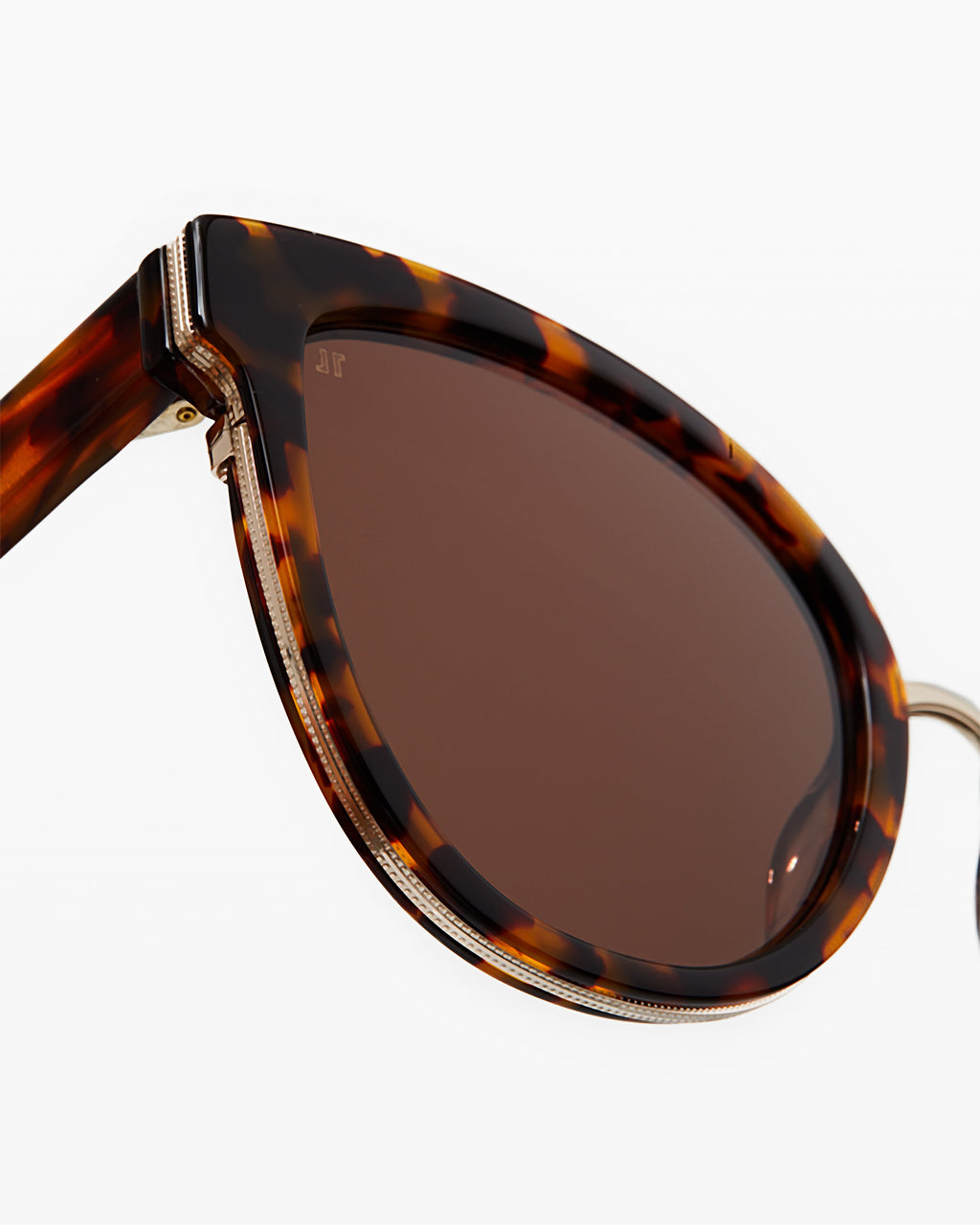 La Bellagio Papillon Lunettes de Soleil pour femme in Ecaille foncée