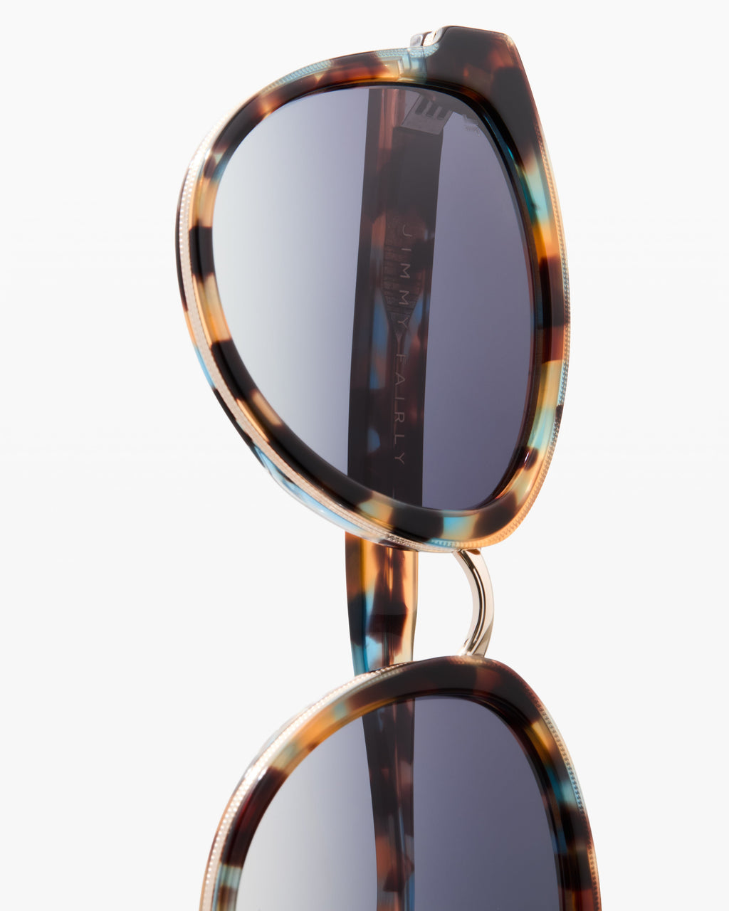 La Bellagio Papillon Lunettes de Soleil pour femme in Ecaille