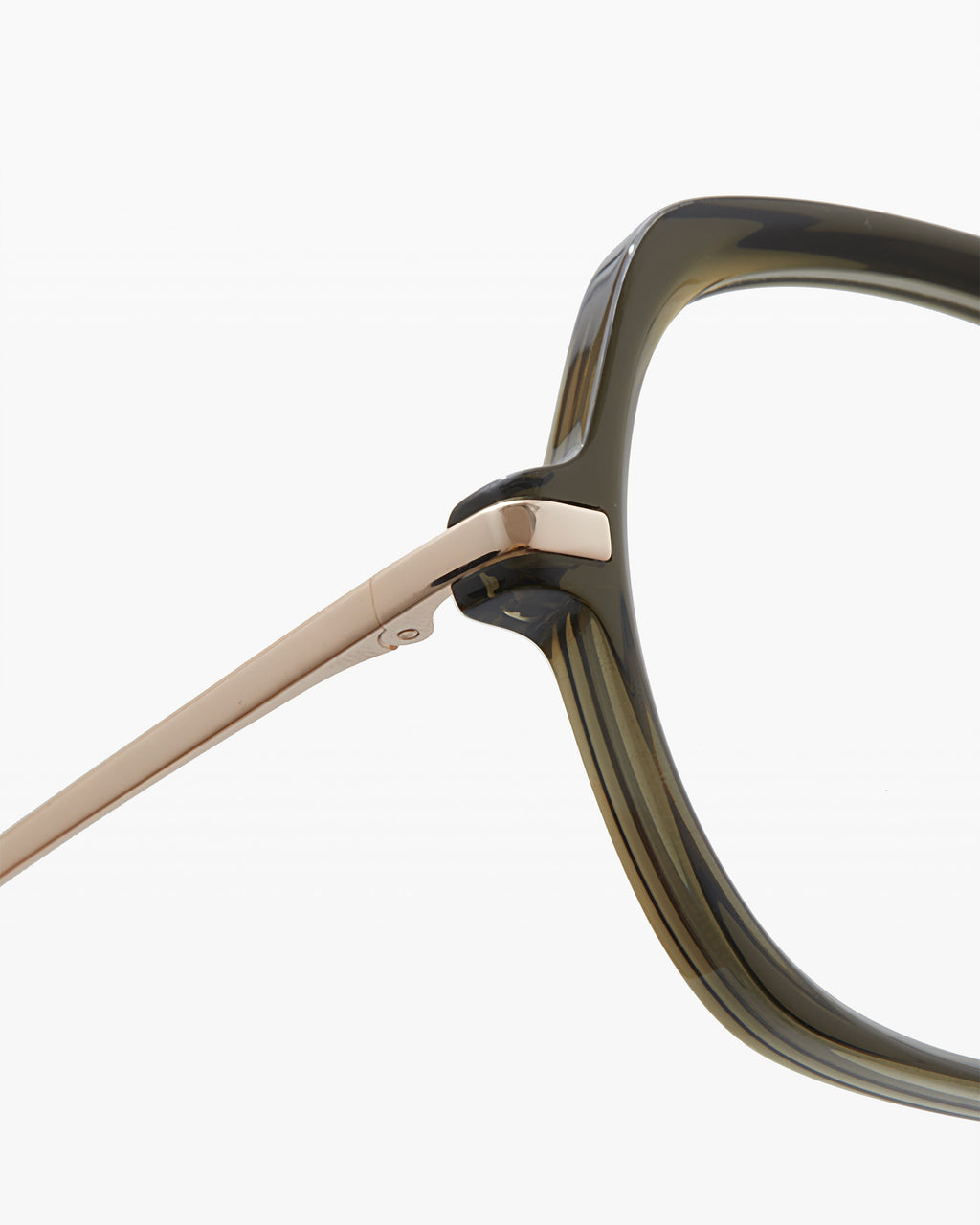 La Dimby S Carré Lunettes de Vue pour femme in Vert foncé