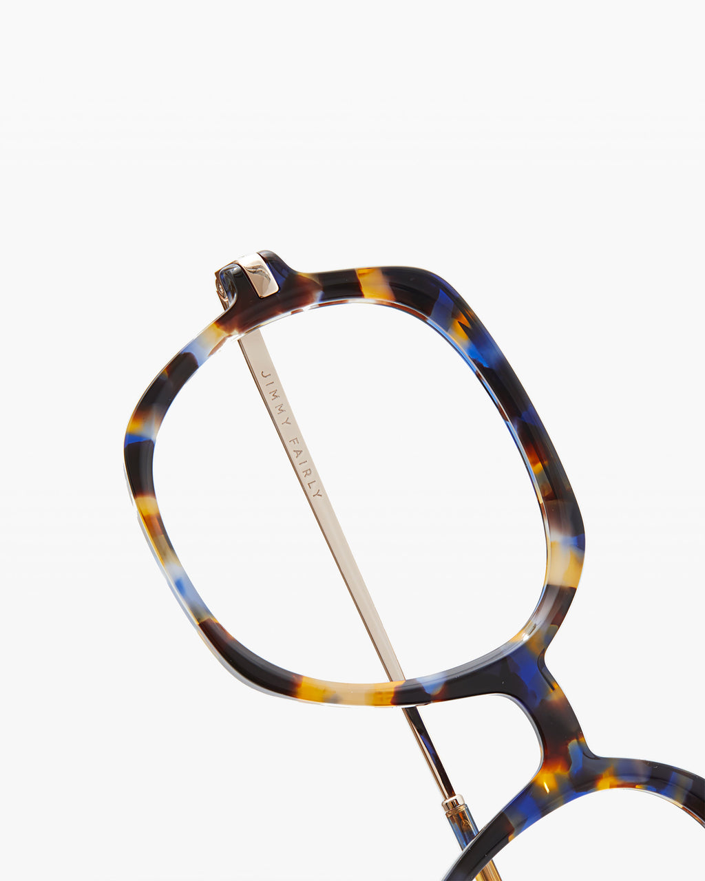 The Dimby S Square Women's Eyeglasses in Blue Tortoise