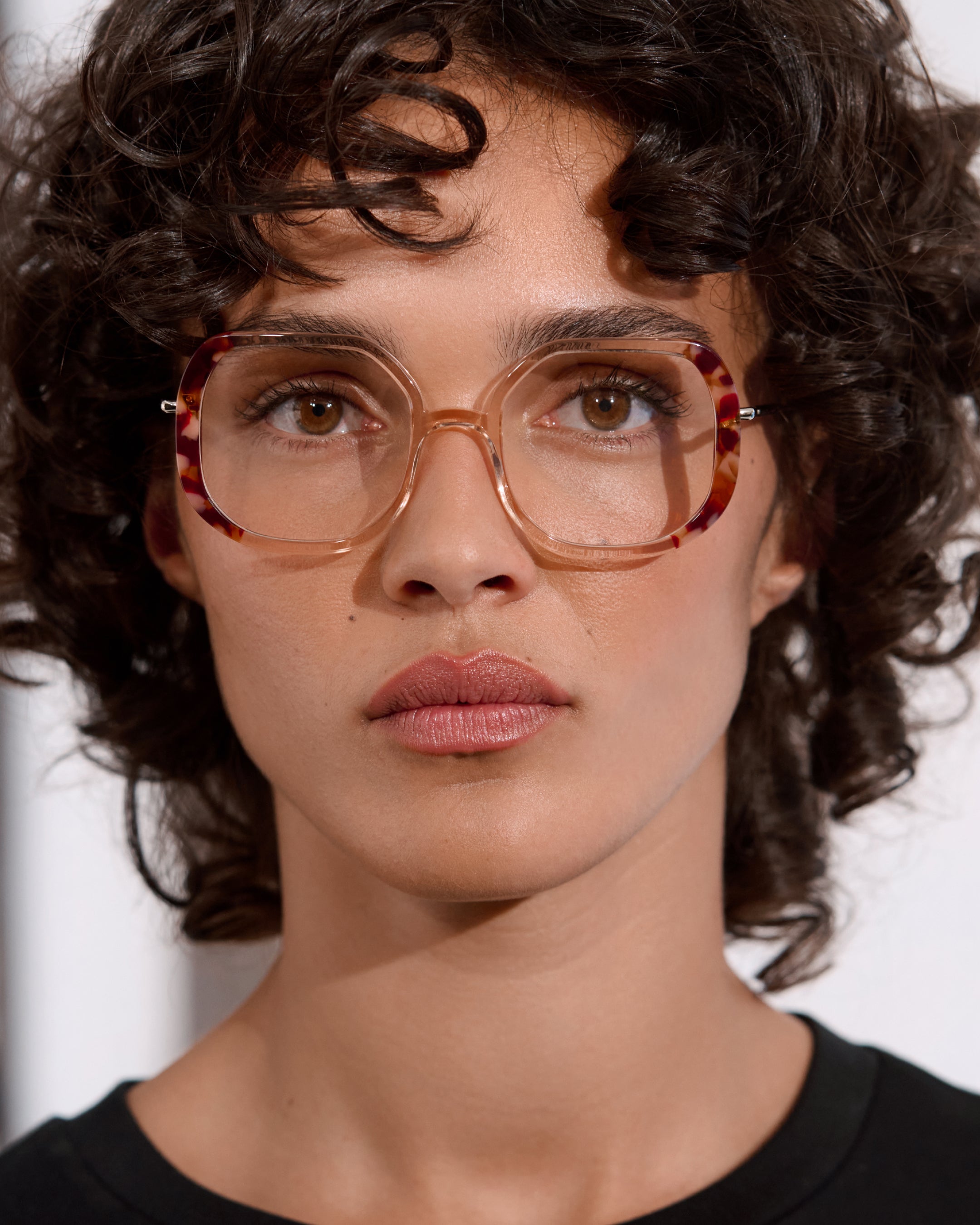 The Posy Square Women's Eyeglasses in Pink