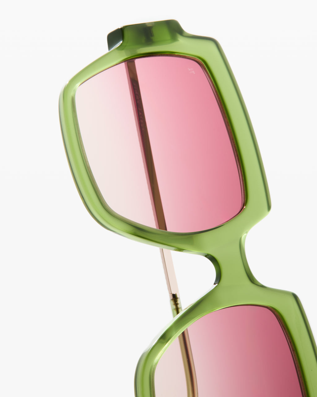 The Isla Square Women's Sunglasses in Green