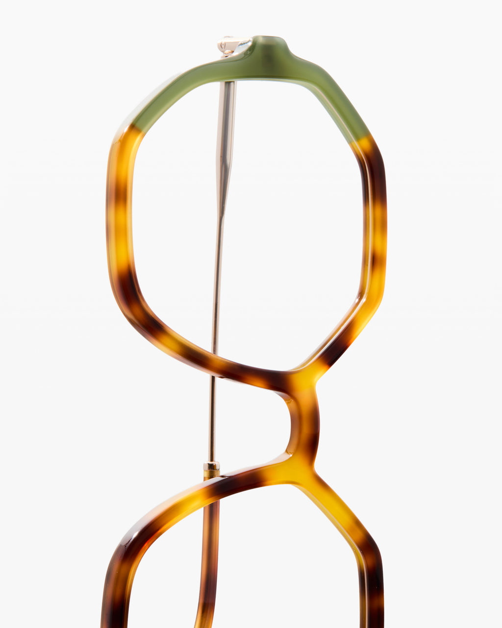 The Dora Sechseckig Damenbrillen in Helle Schuppe