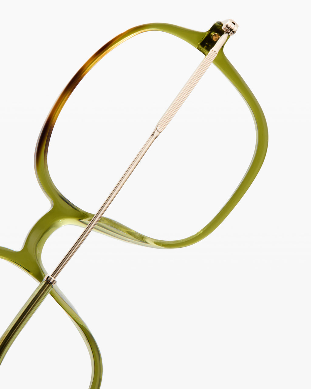 The Mica Square Women's Eyeglasses in Green