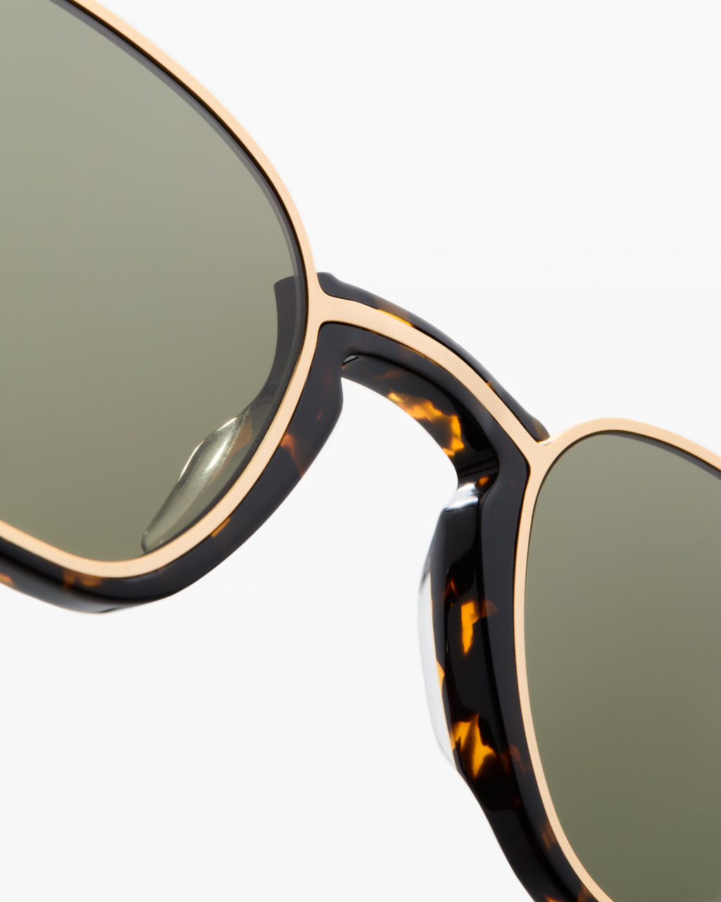 The Ali Rechteckig Herren-Sonnenbrillen in Tortoise