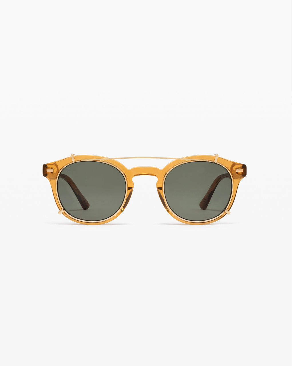 The Asti Aviator Herren-Sonnenbrillen in Gelb