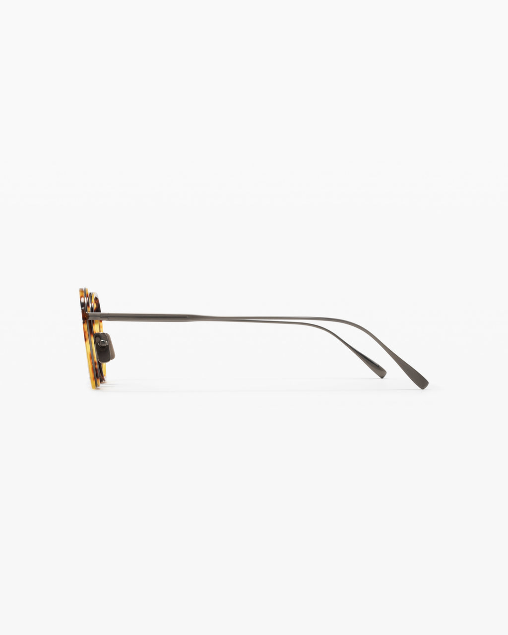 La E-031 L Redonda Gafas para Hombre in Carey