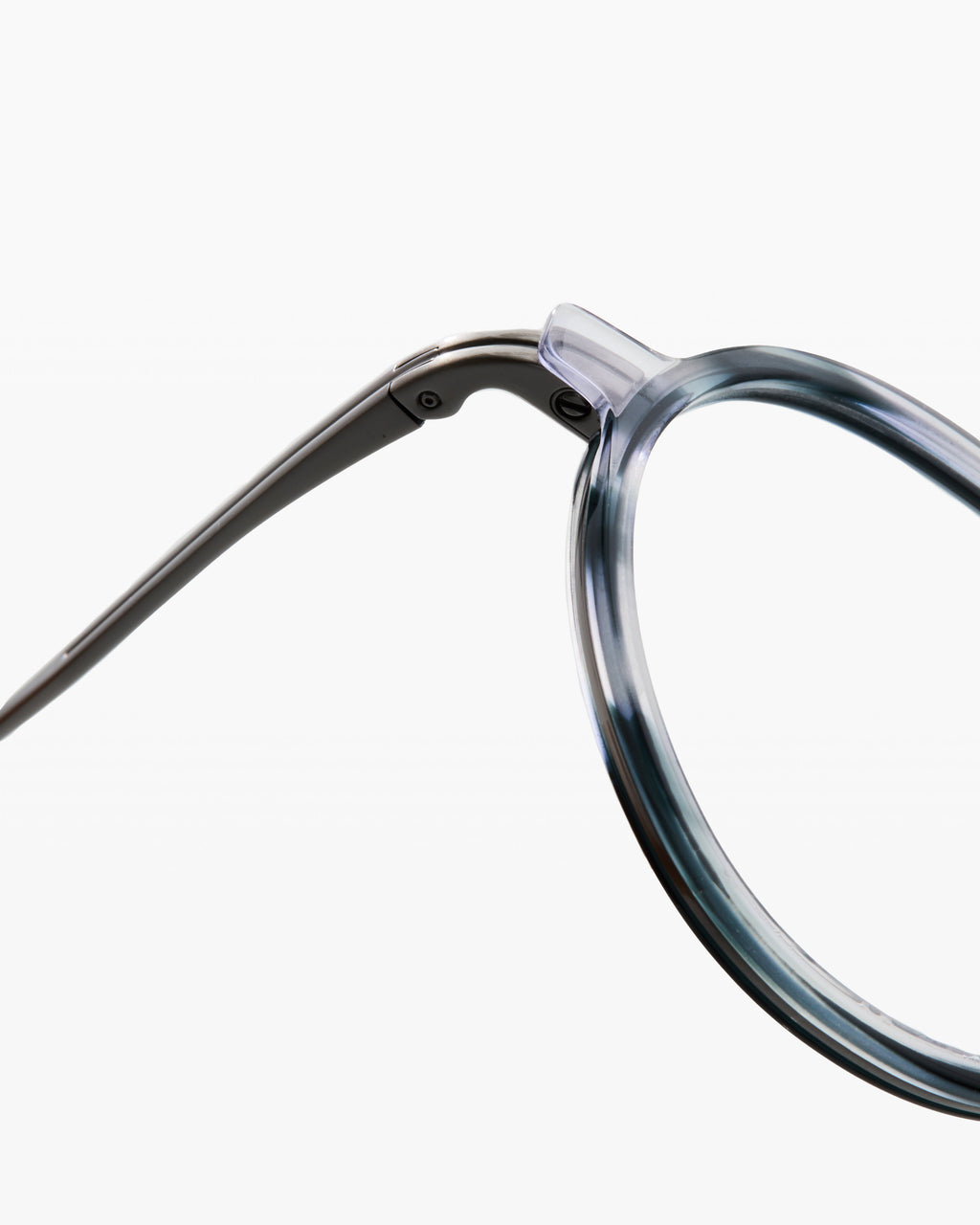 La E-031 Rond Lunettes de Vue pour homme in Gris clair