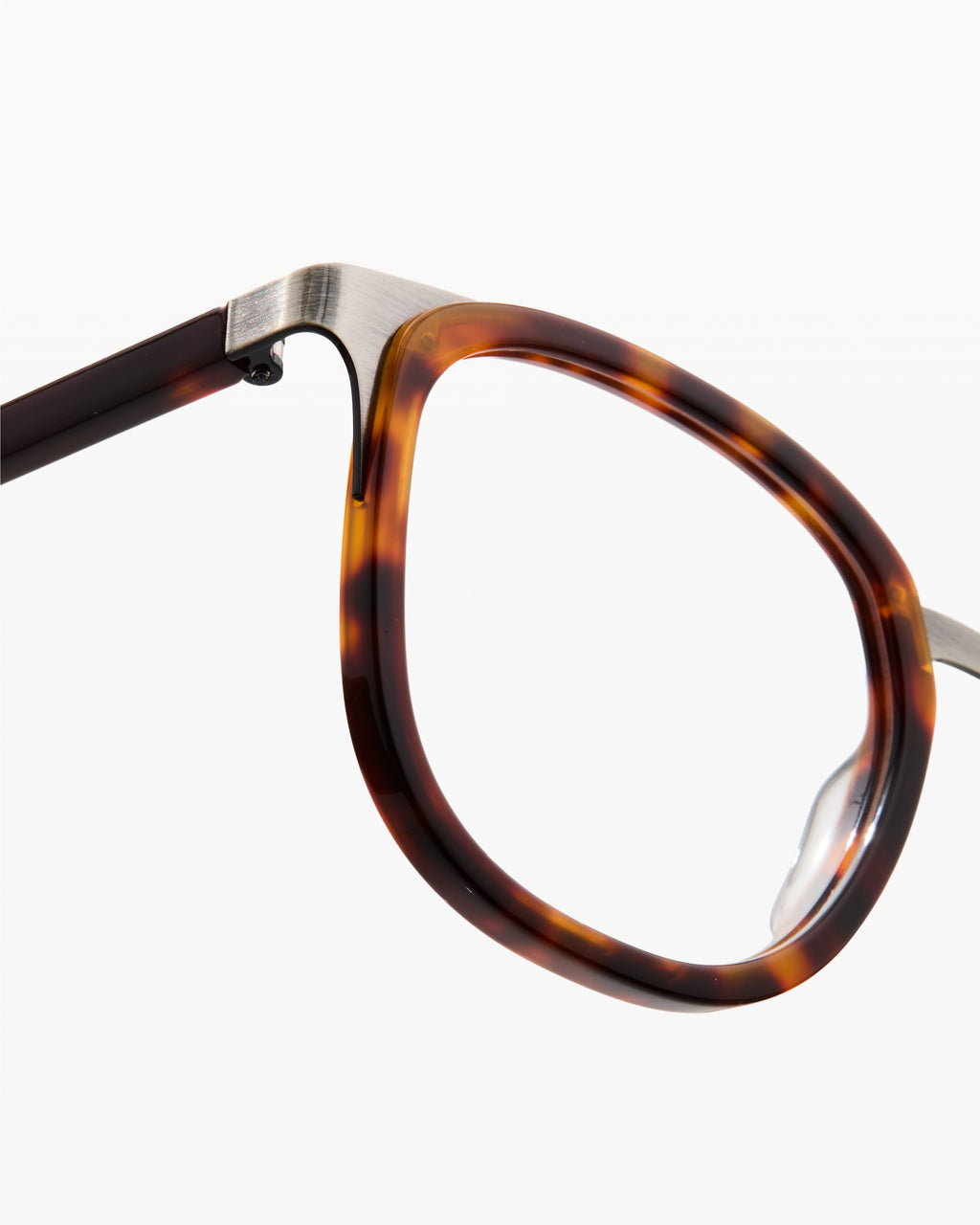 The Nelson Rechteckig Herrenbrillen in Tortoise