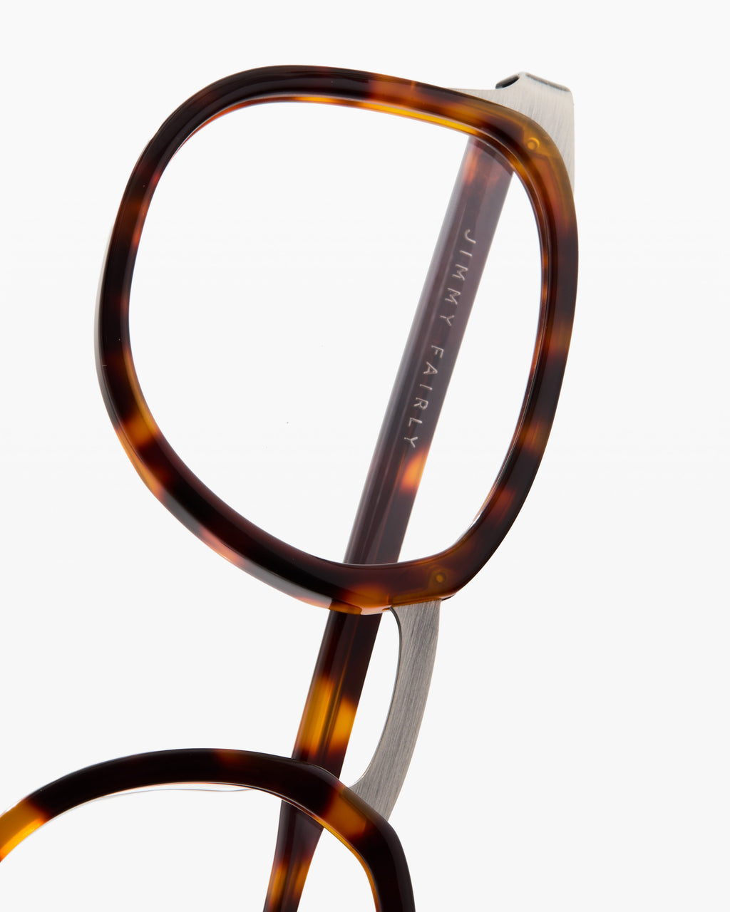 The Nelson Rechteckig Herrenbrillen in Tortoise