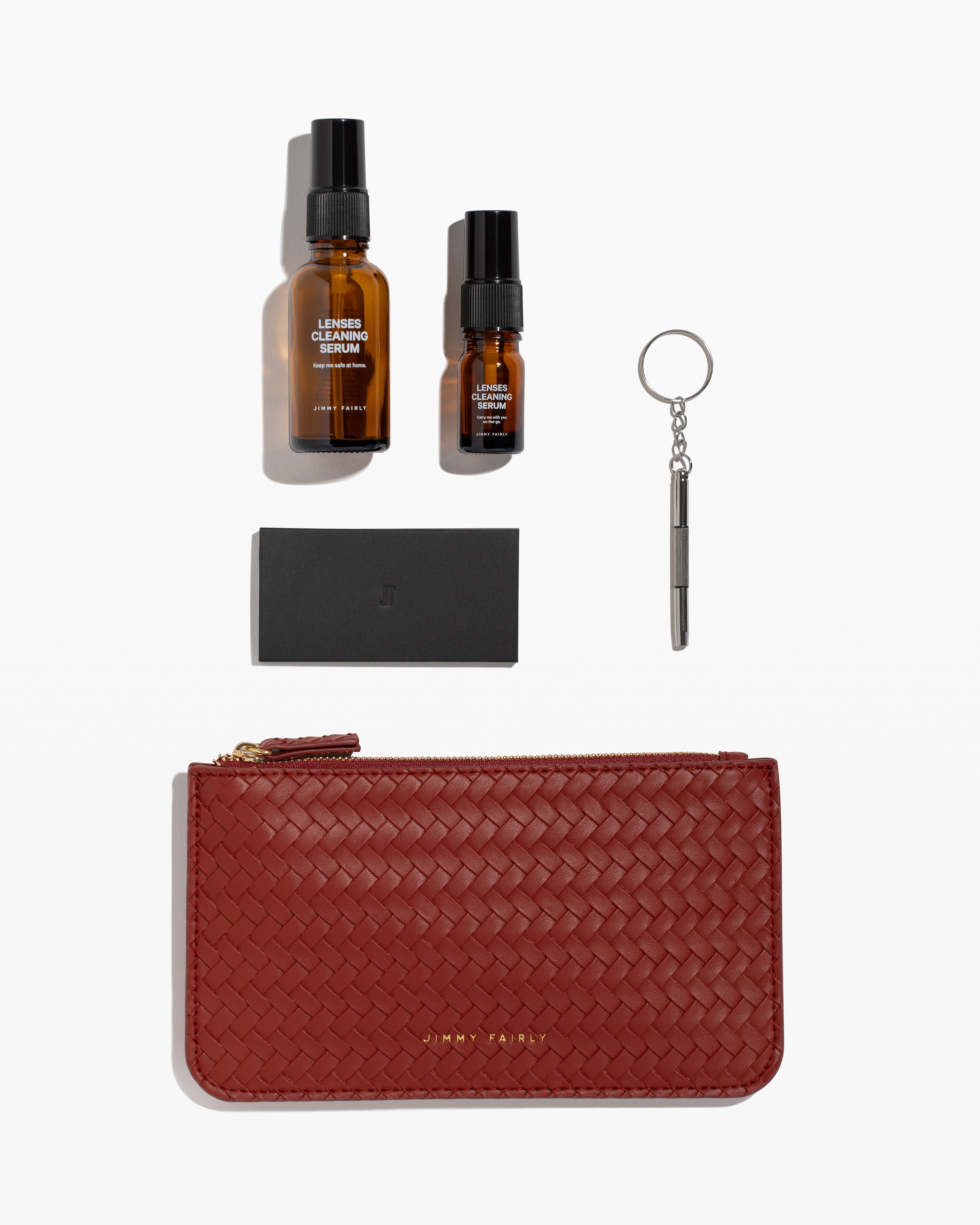 The Care Kit  Accessories in Burgundy