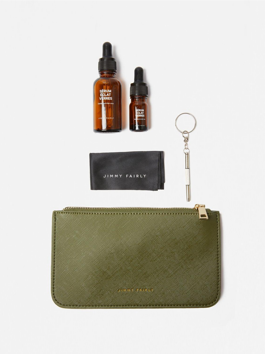 The Care Kit  Brillenreinigungsset in Grün