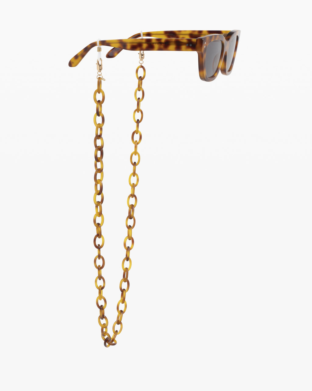 The Dana  Eyewear Chains in Light Tortoise