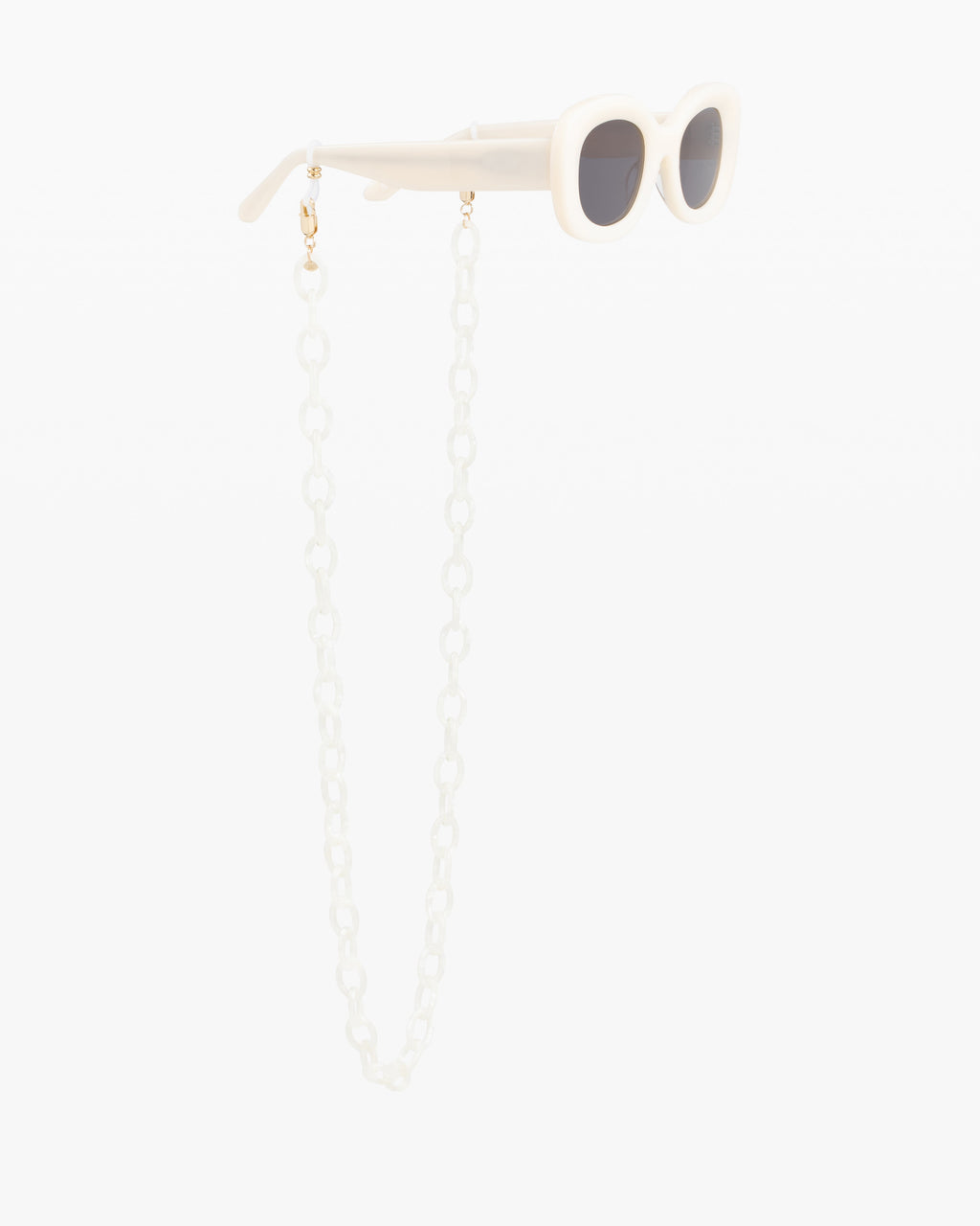 The Dana  Eyewear Chains in Ivory