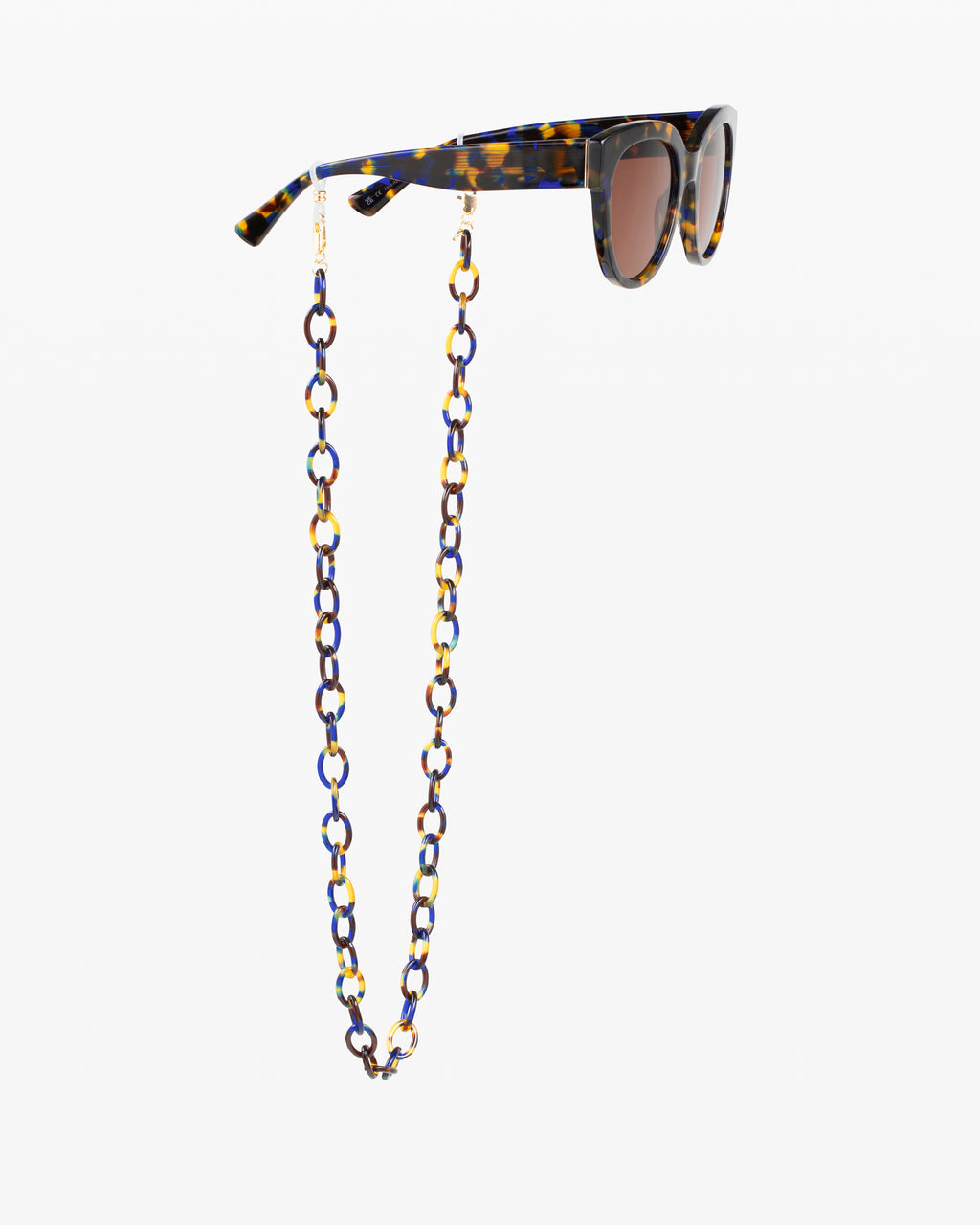 The Dana  Brillenketten in Blue Tortoise
