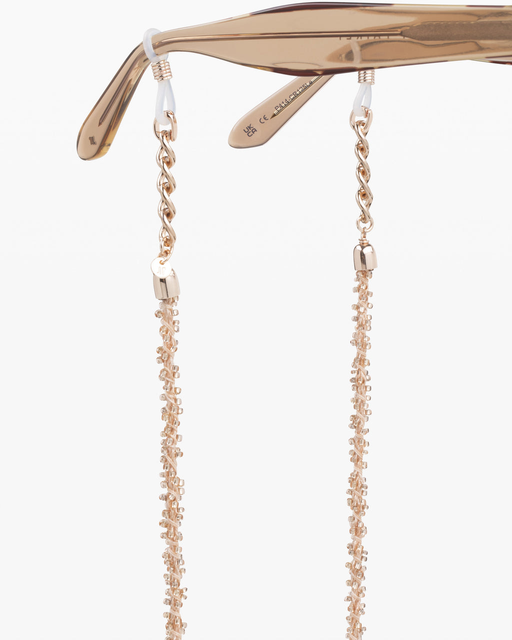 La Blair  Chaine de Lunettes in Or rose