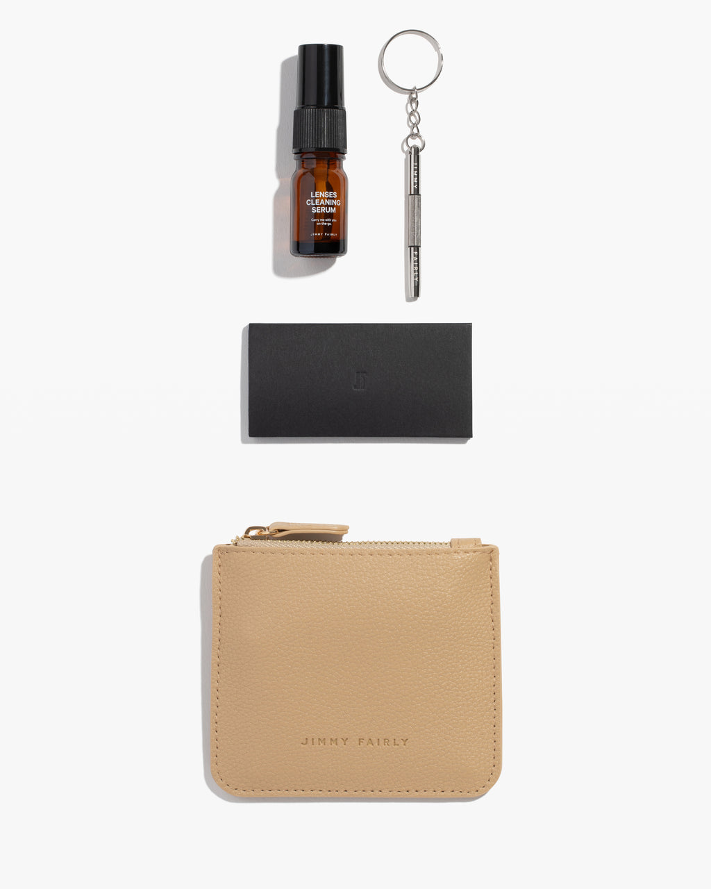 The Mini Care Kit  Eyewear Cleaning Kit in Cream