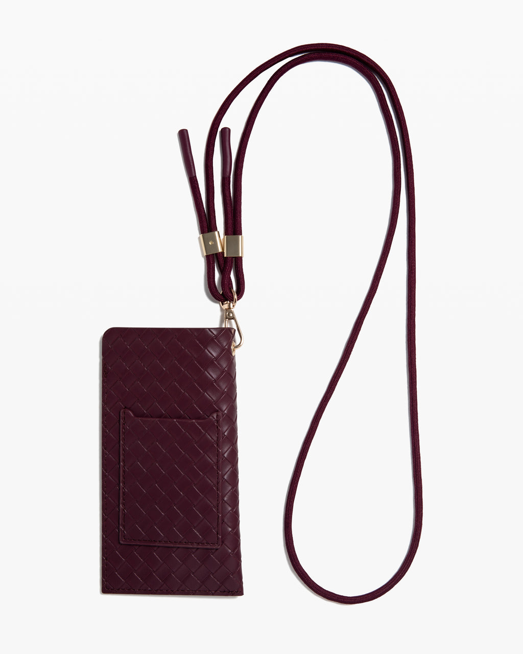 The Soft Braided Case  Accessories in Burgundy