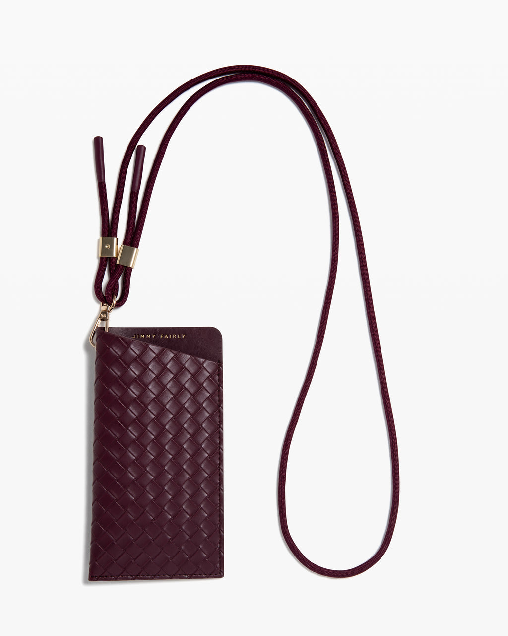 The Soft Braided Case  Accessories in Burgundy