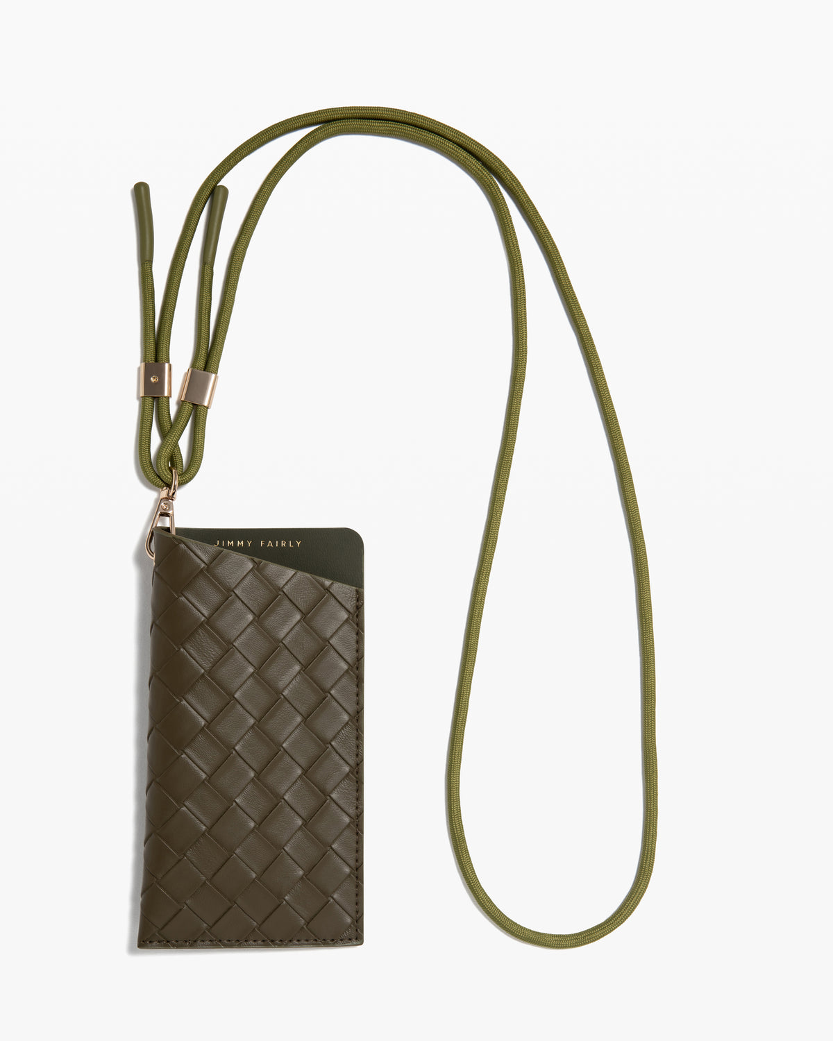 ETUI SOUPLE TRESSÉ KAKI SS26