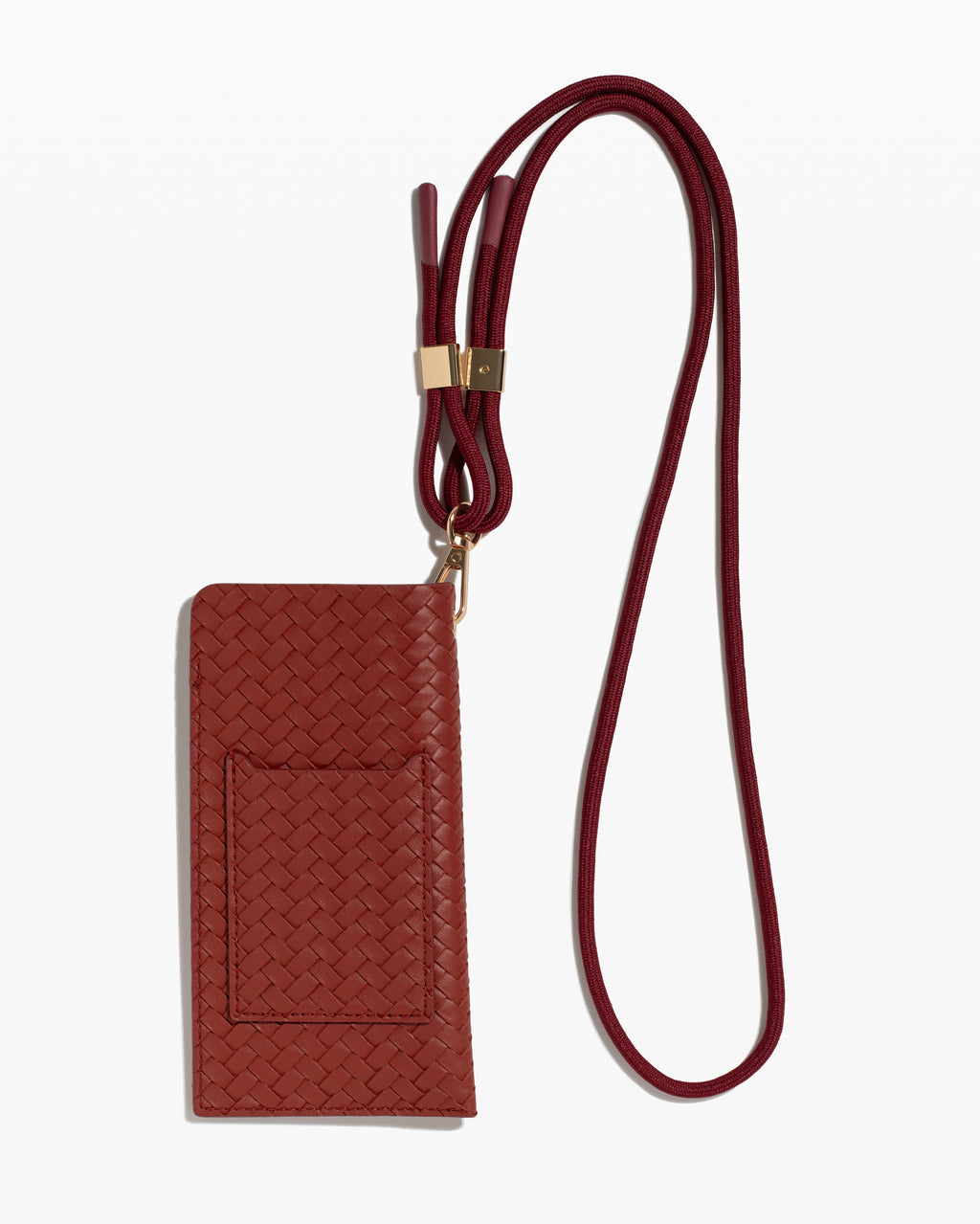 The Soft Braided Case  Accessories in Burgundy
