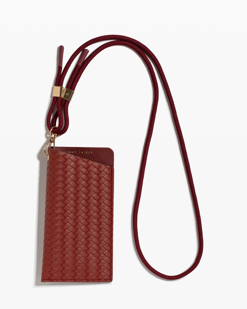 The Soft Braided Case  Accessories in Burgundy