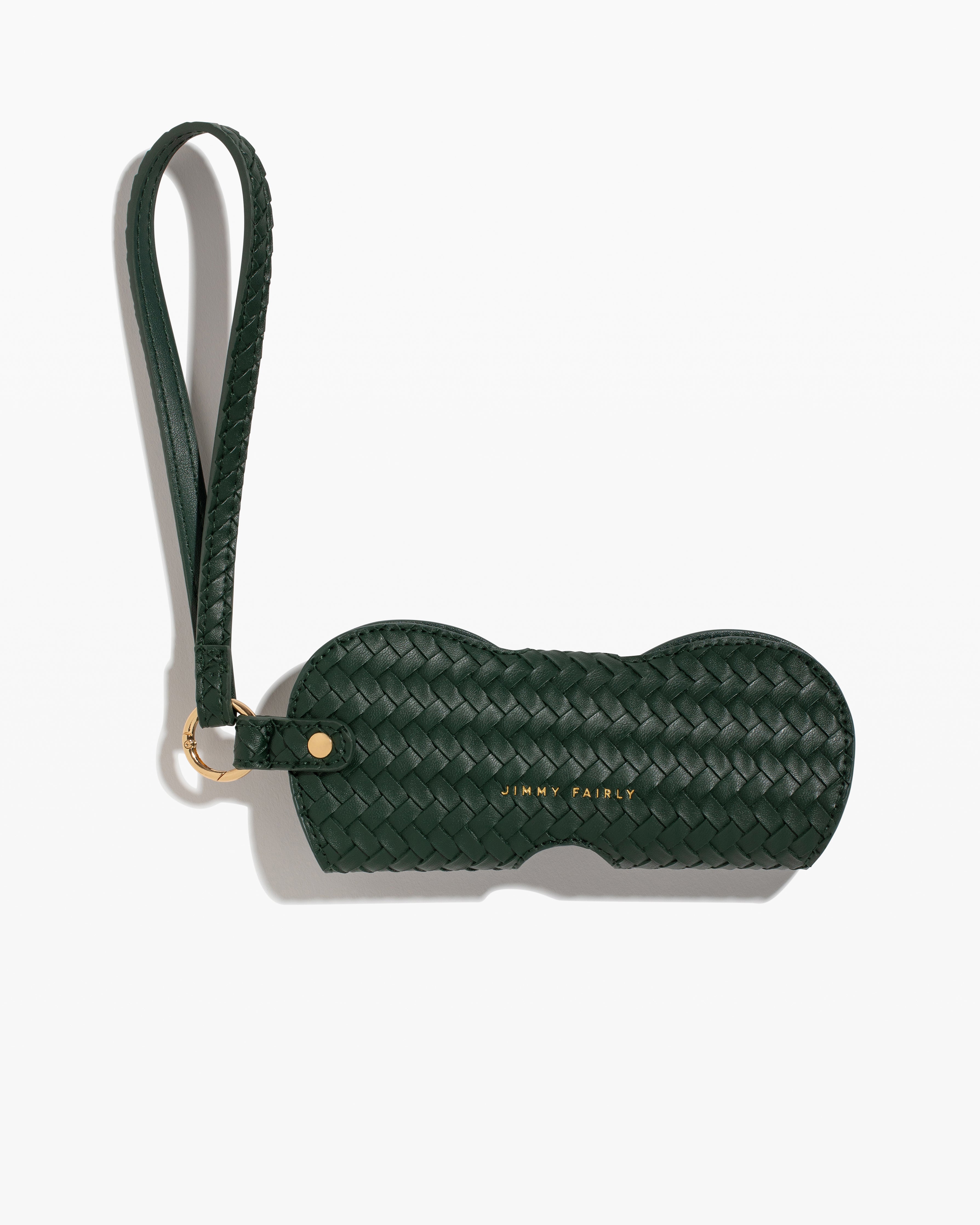 Das Etui mit Clip  Brillenzubehör in Grün