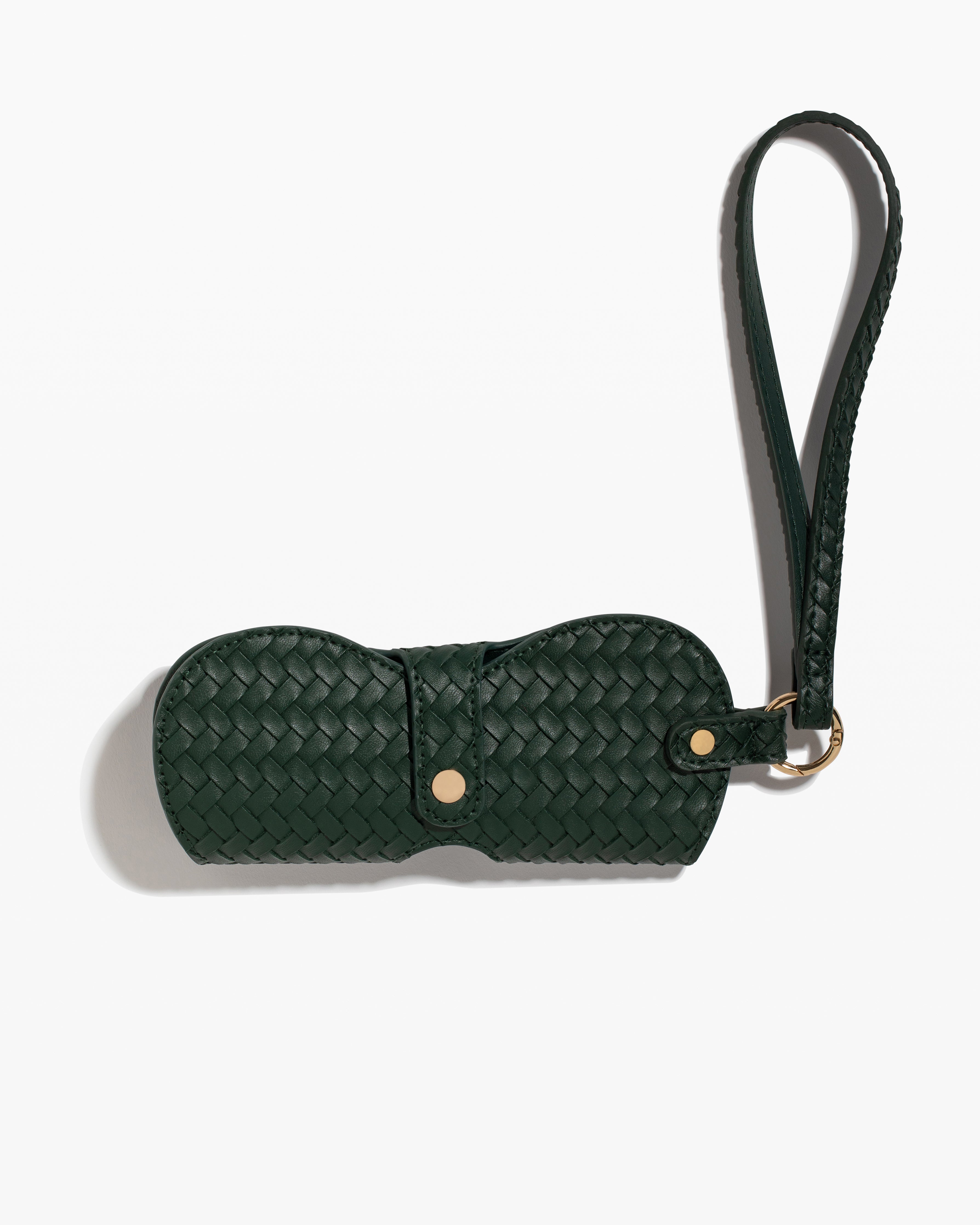 Das Etui mit Clip  Brillenzubehör in Grün