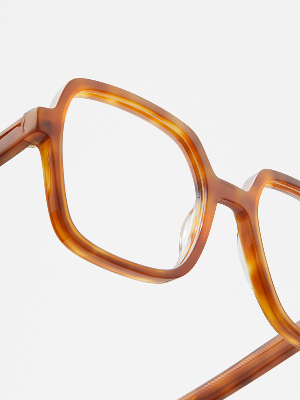 The Lou Platz Damenbrillen in Karamellschuppe