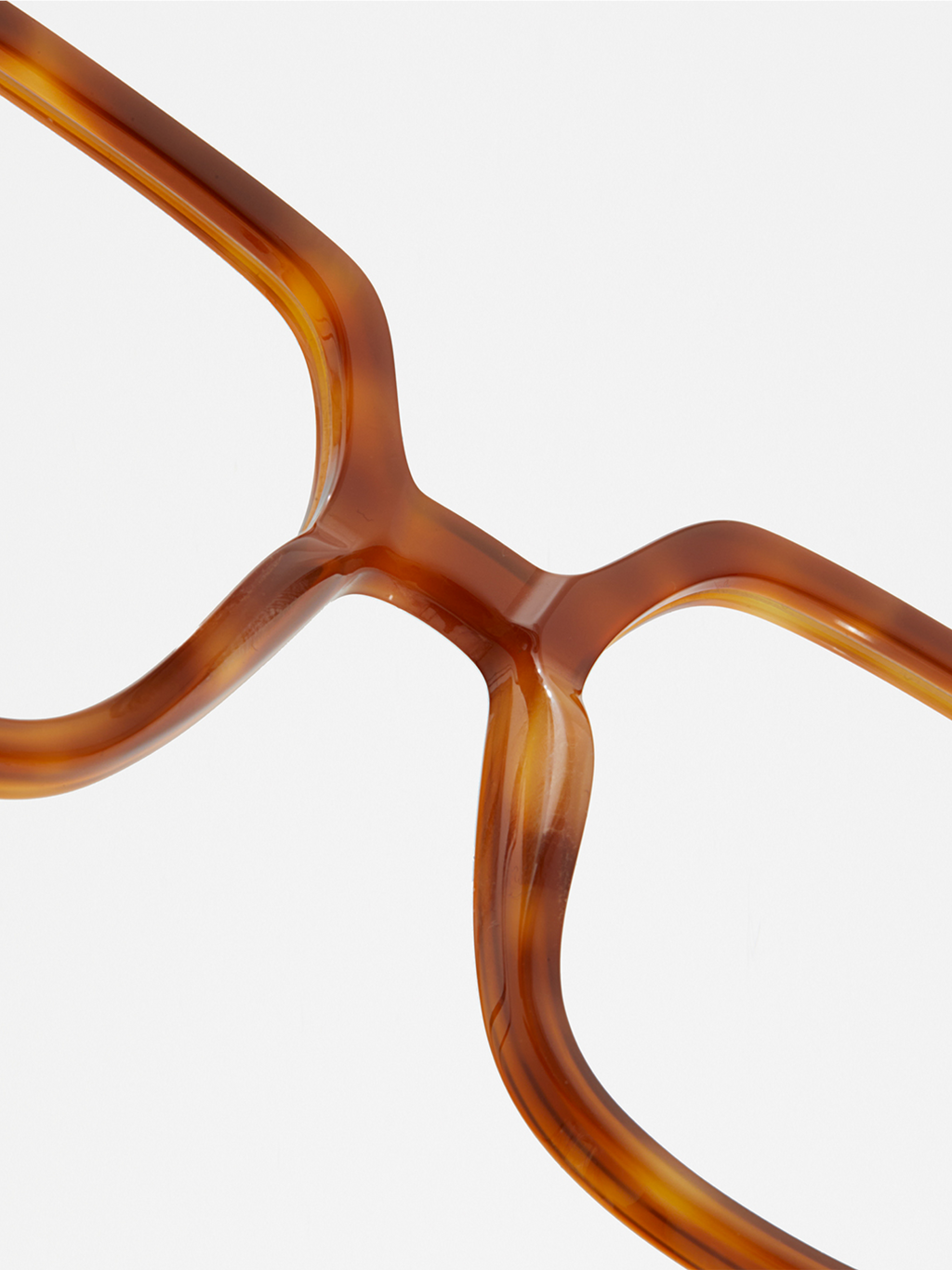 The Lou Platz Damenbrillen in Karamellschuppe