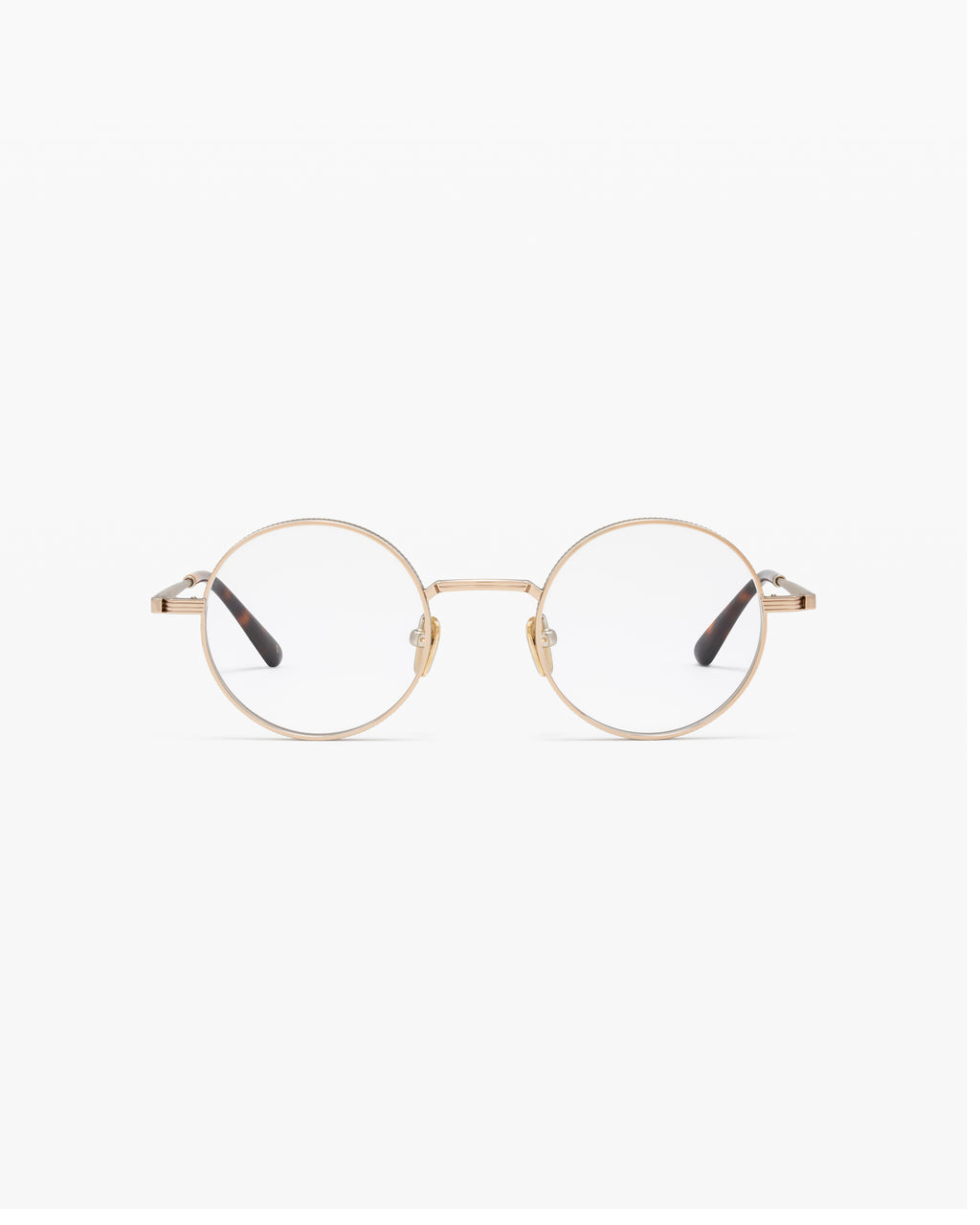 The Reos Rund Herrenbrillen in Gold