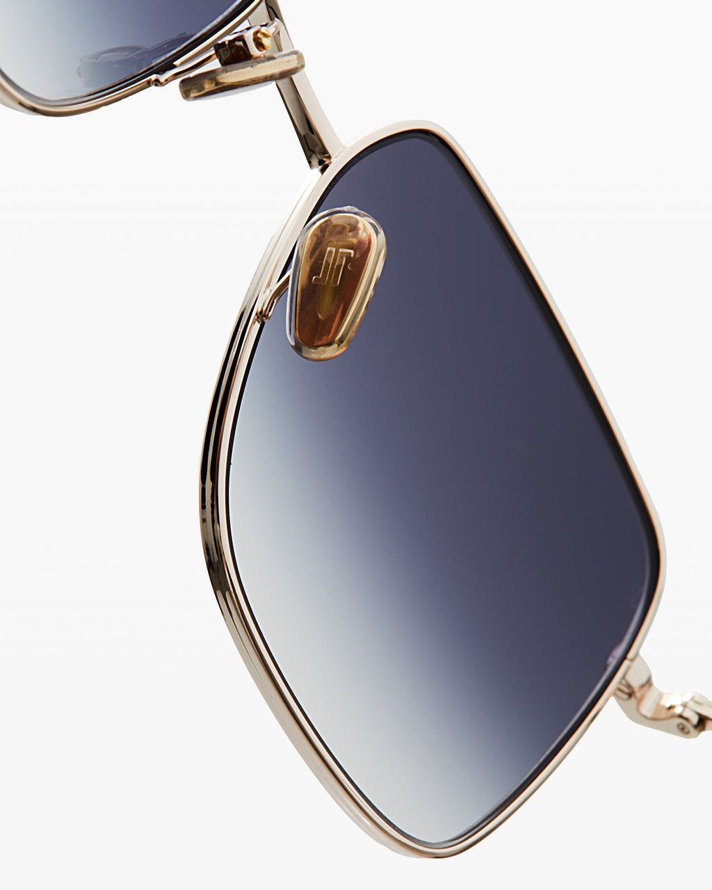 The Cadaques Platz Damen-Sonnenbrillen in Gold