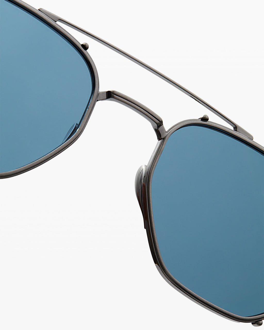 The Porto Aviator Herren-Sonnenbrillen in Silber