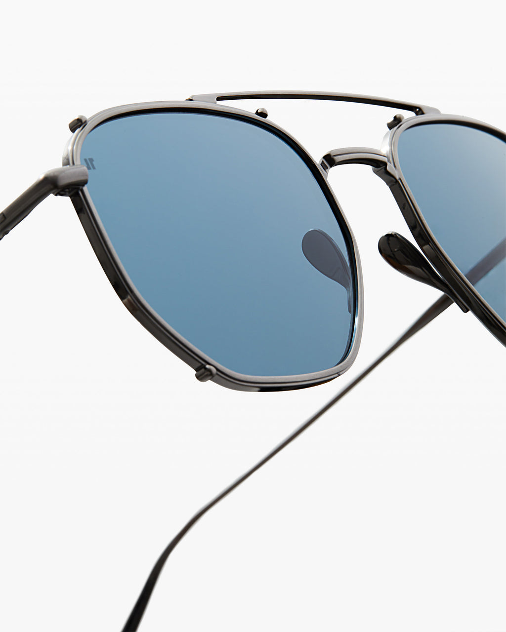 The Porto Aviator Herren-Sonnenbrillen in Silber