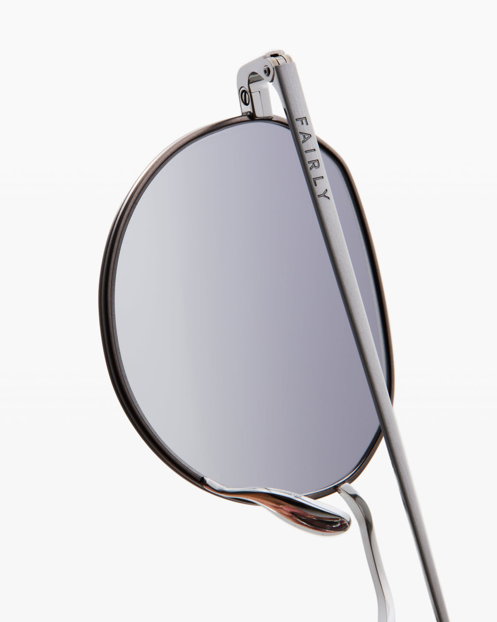 The Altea Rund Herren-Sonnenbrillen in Silber