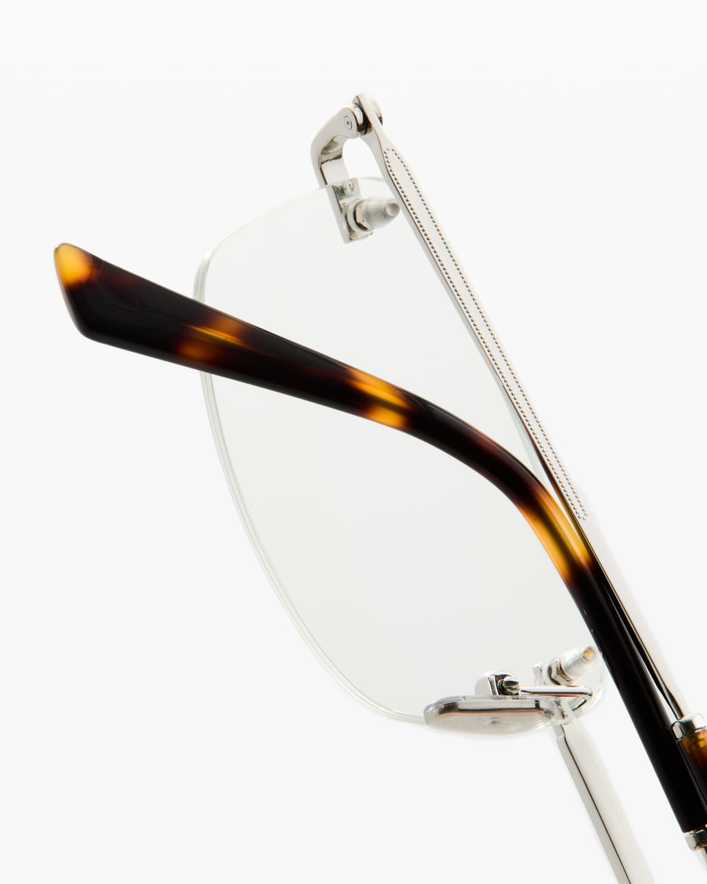 La Tina Rectangular Gafas para Mujer in Plata