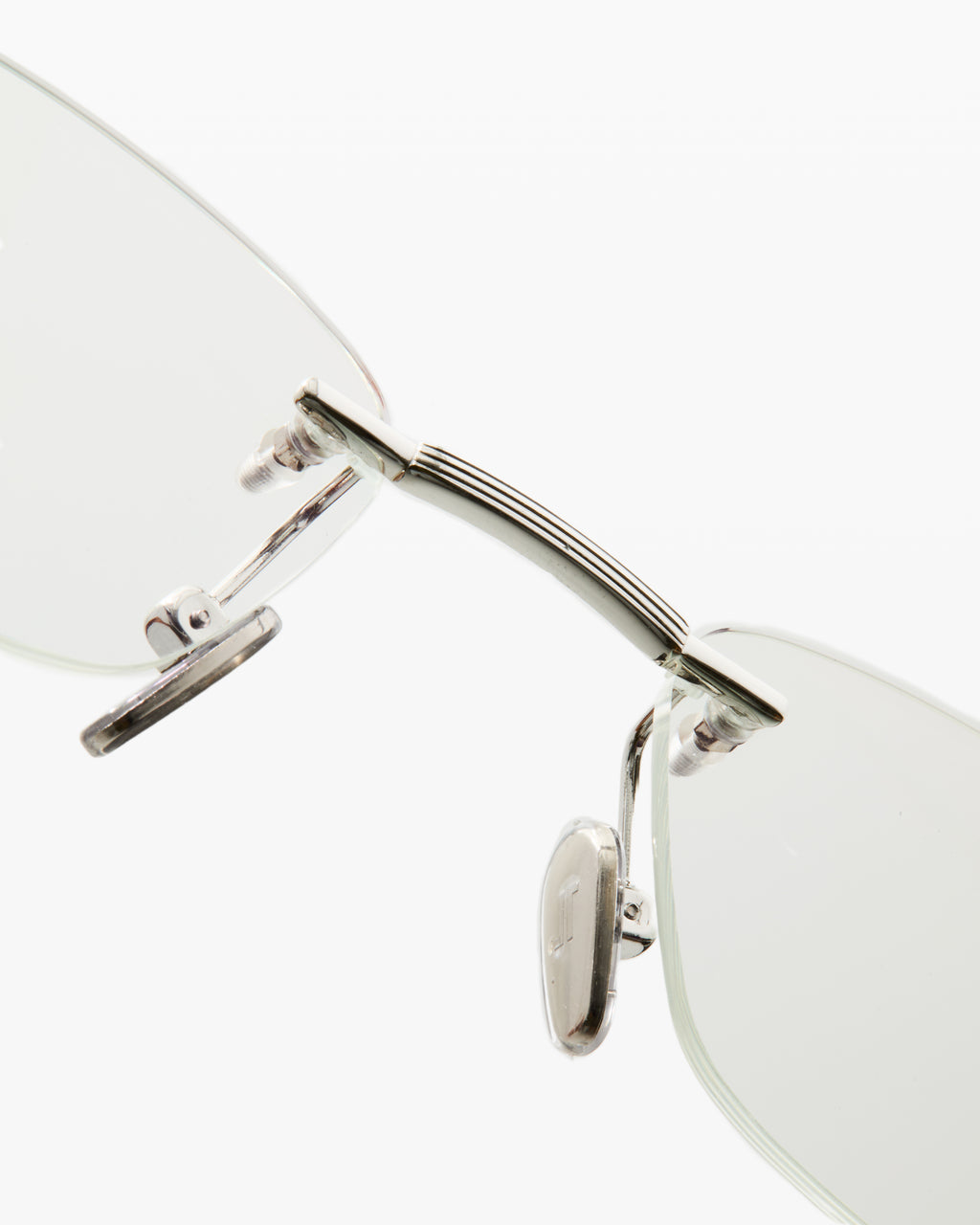 La Tina Rectangular Gafas para Mujer in Plata