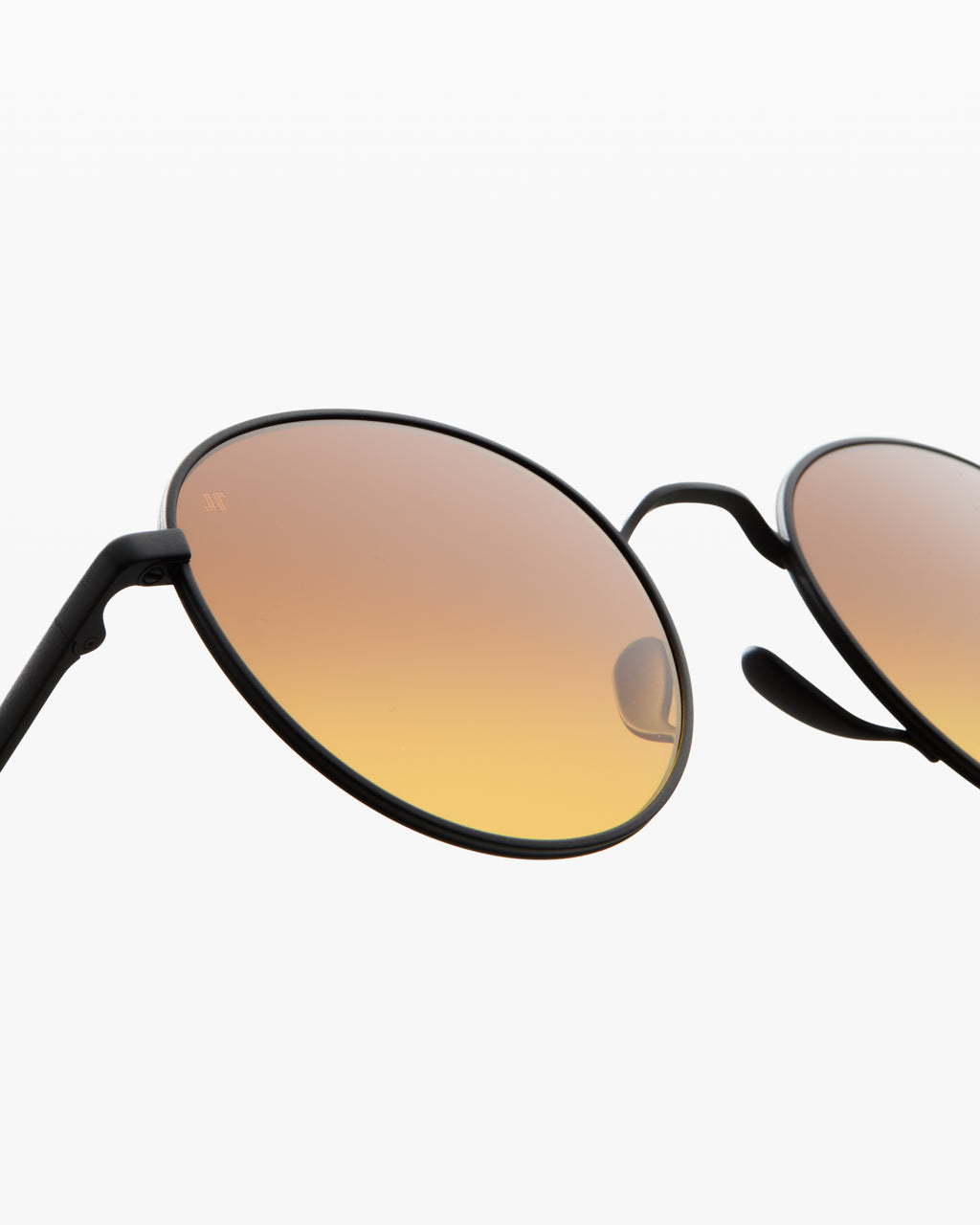 The Benton Rund Herren-Sonnenbrillen in Schwarz