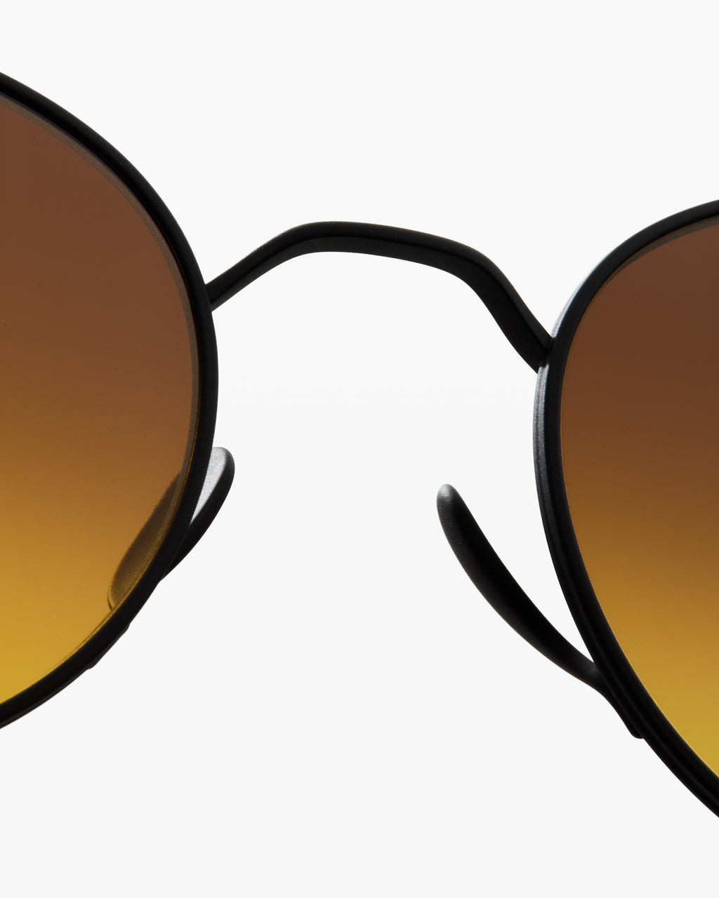 The Benton Rund Herren-Sonnenbrillen in Schwarz