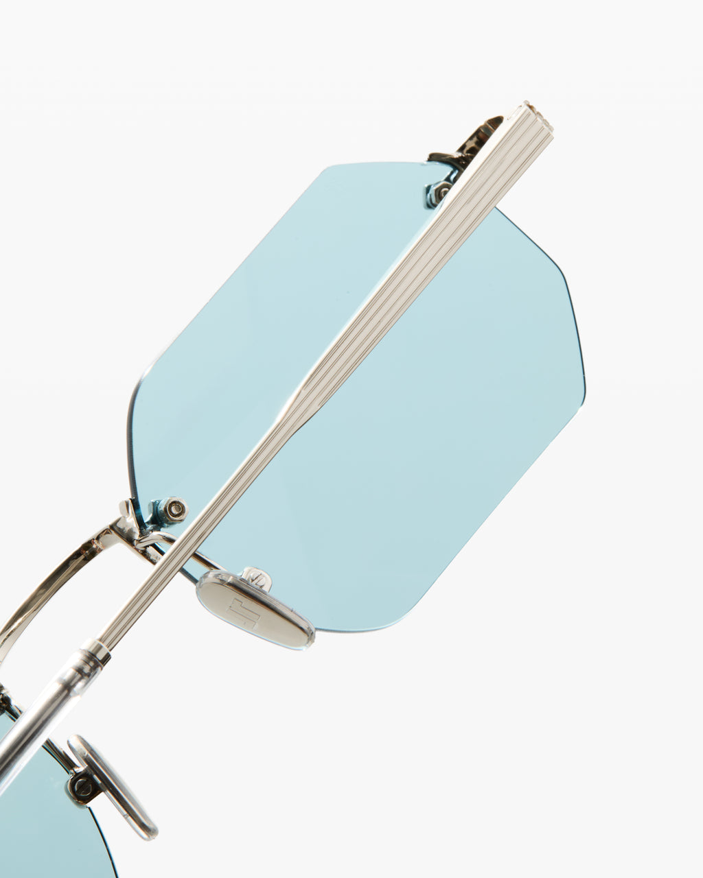 La Pace Hexagonal Lunettes de Soleil pour homme in Bleu