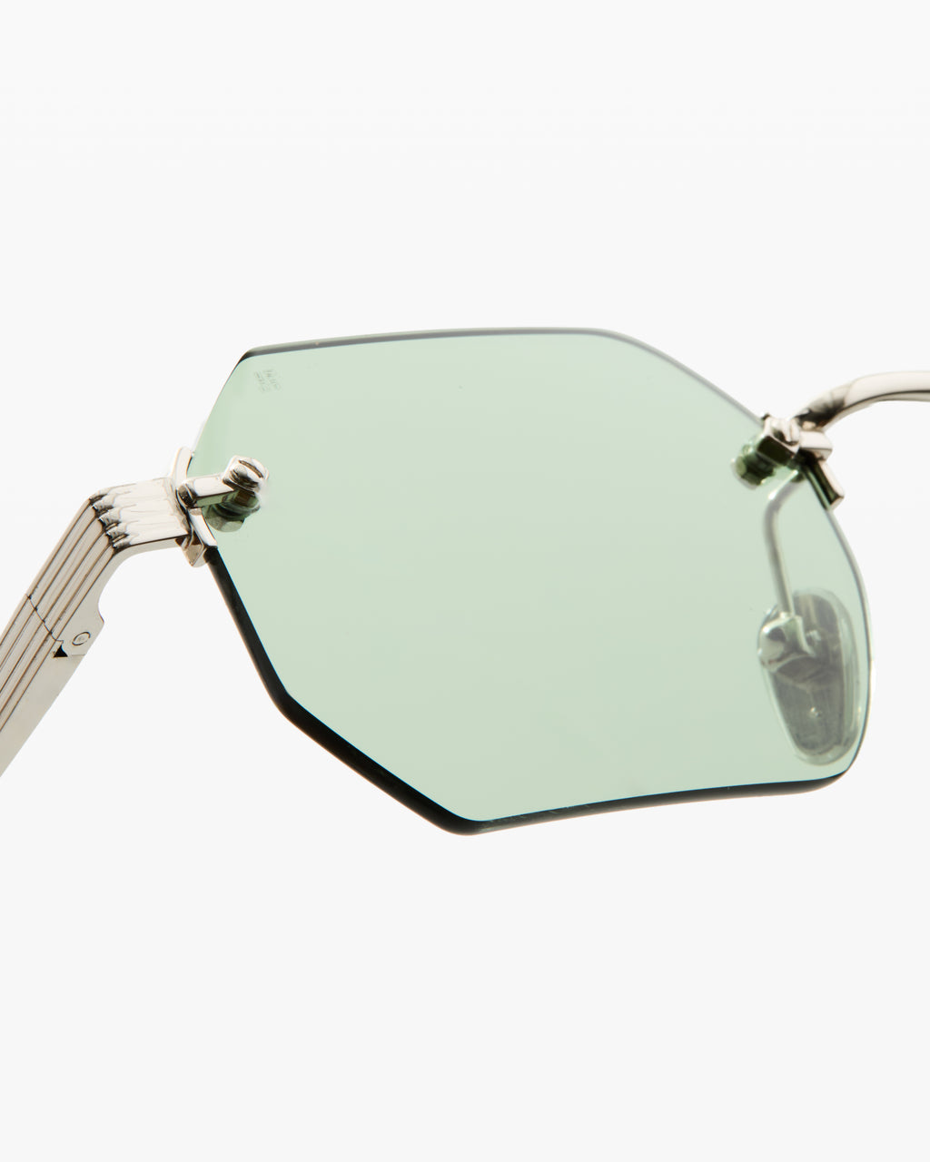 La Pace Hexagonal Lunettes de Soleil pour homme in Vert