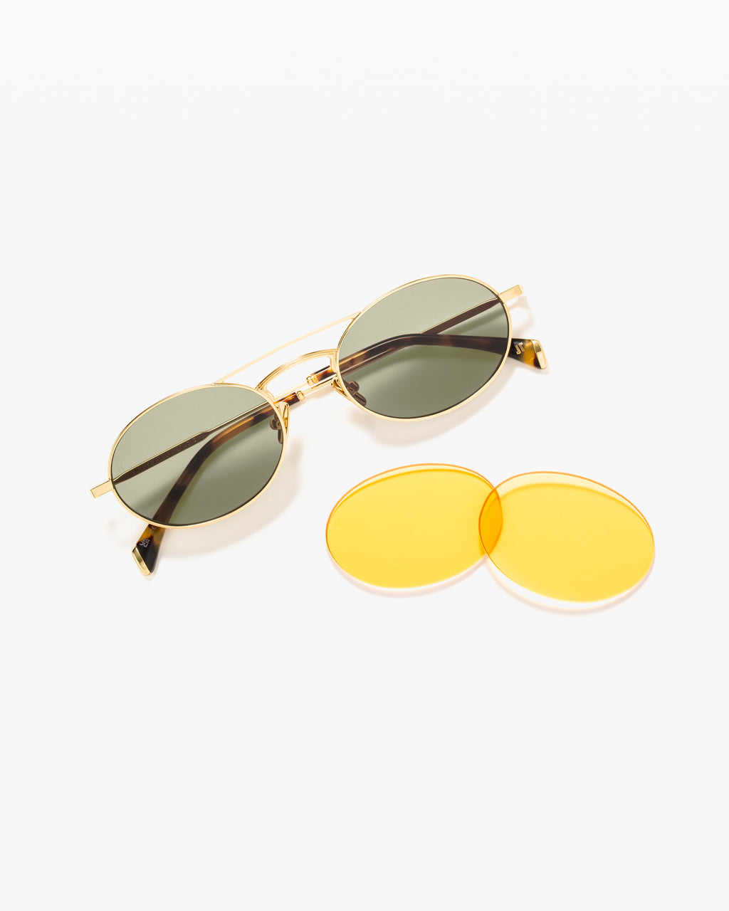 STUDIO.06 Aviator Women's Sunglasses in Gold