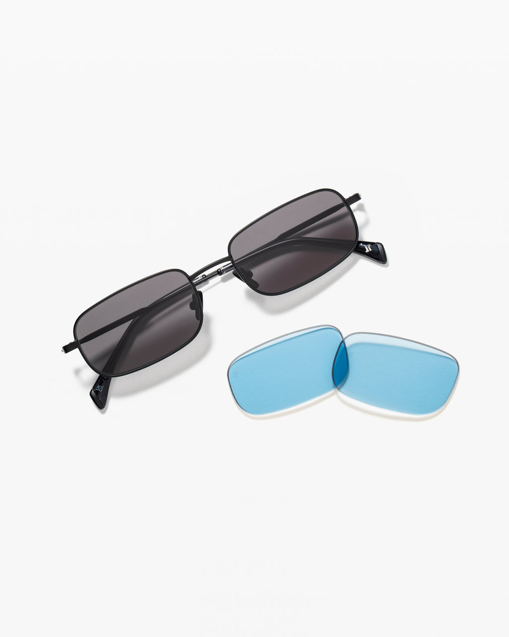 STUDIO.11 Rectangular Women's Sunglasses in Black