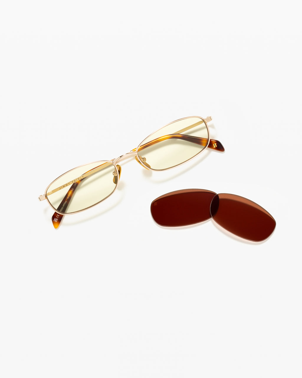 The Vicky JF Colors Oval Damen-Sonnenbrillen in Gold