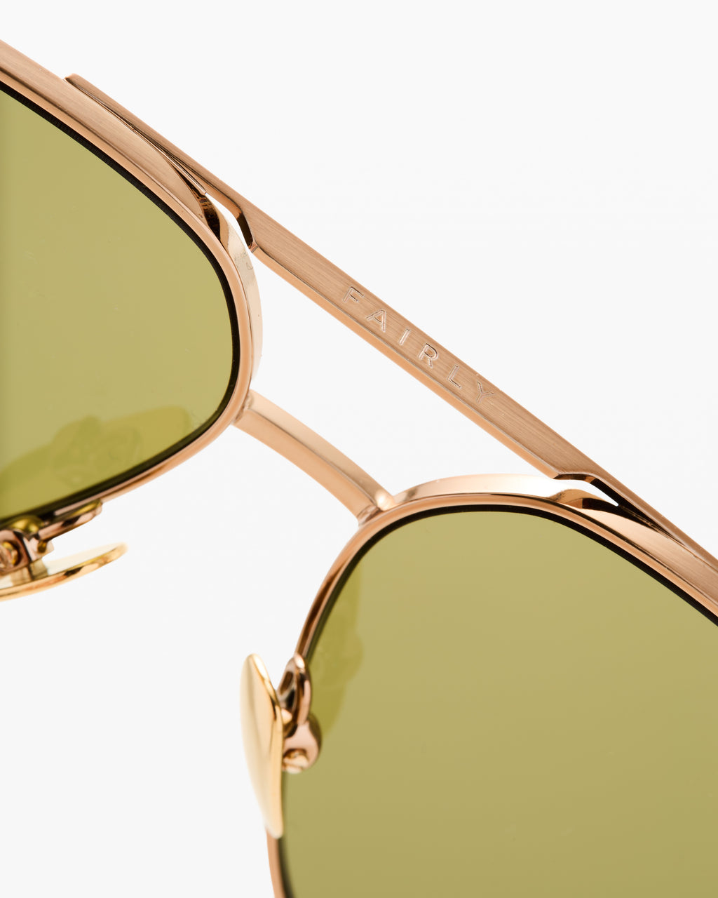 The Oni Aviator Women's Sunglasses in Gold