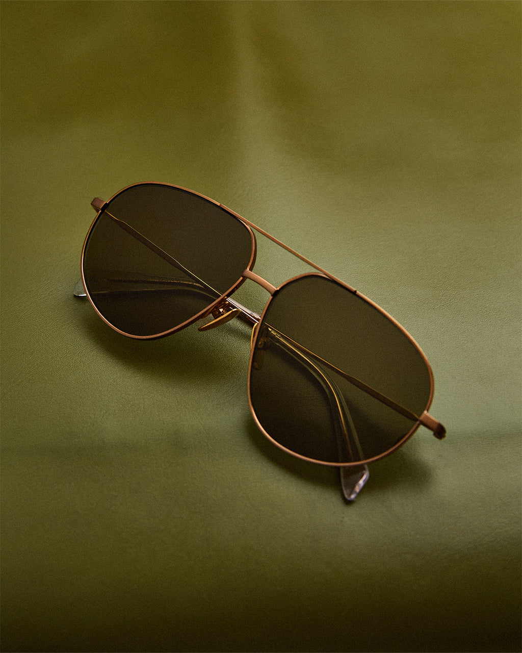 The Oni Aviator Women's Sunglasses in Gold