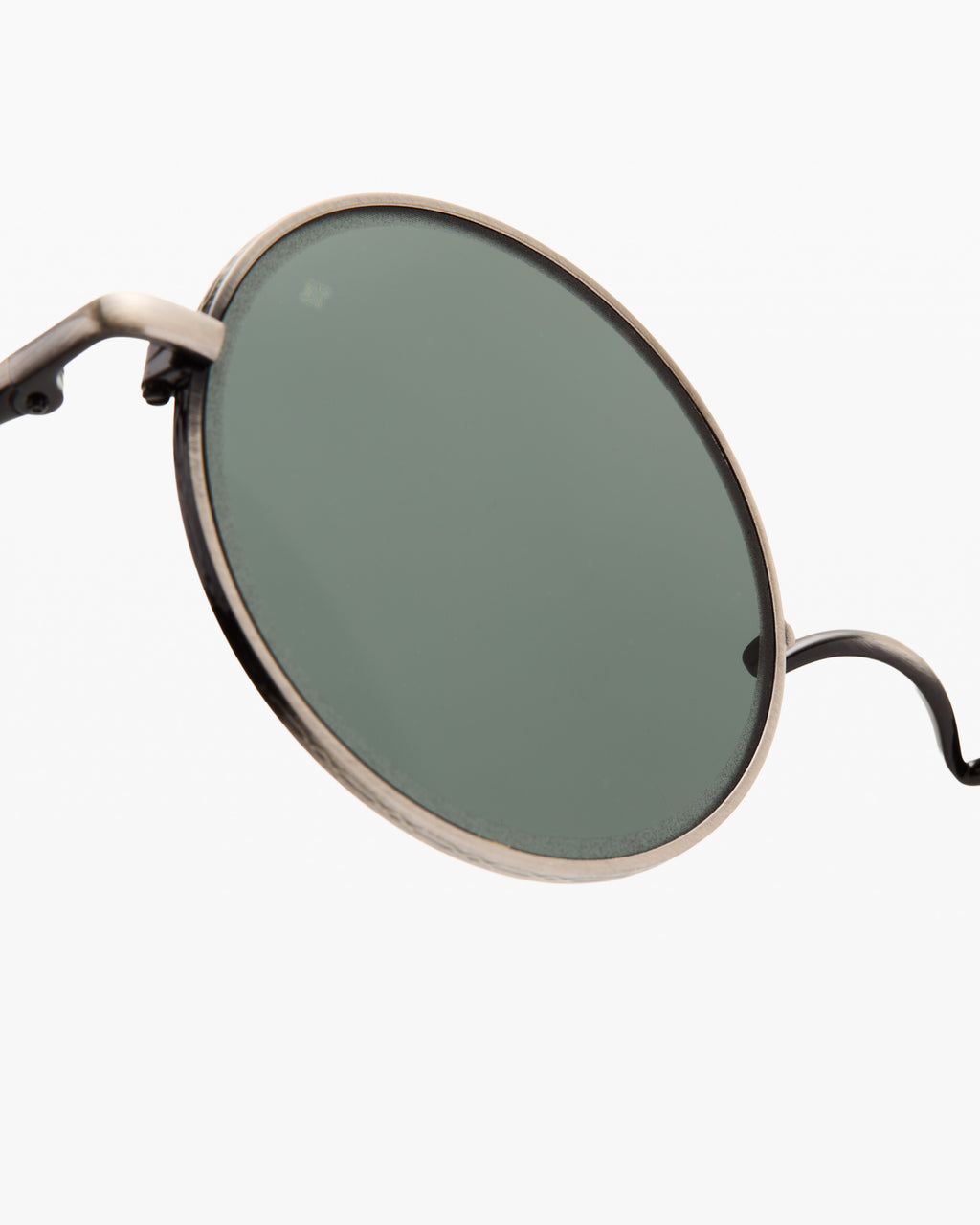 The Malo Round Men's Sunglasses in Silver