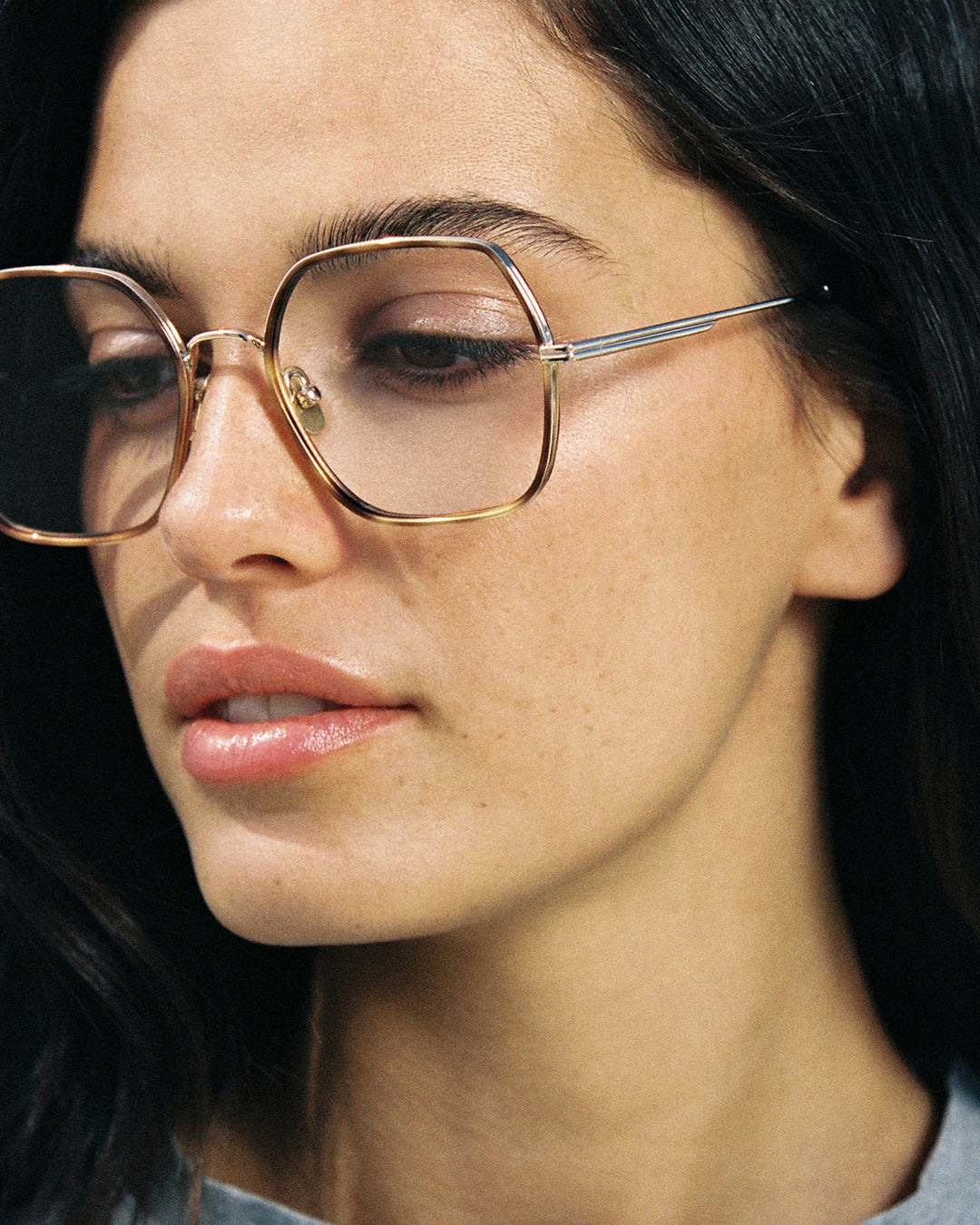 The Val Square Women's Eyeglasses in Dark Tortoise
